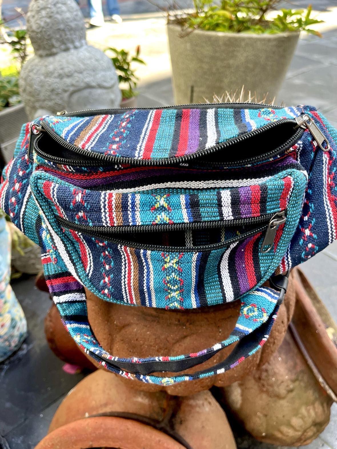 Boho Hemp Moon Bags