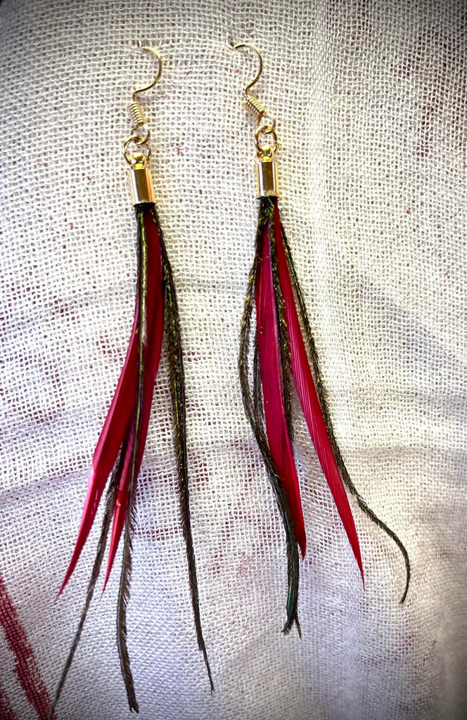 Feather Tail Earings