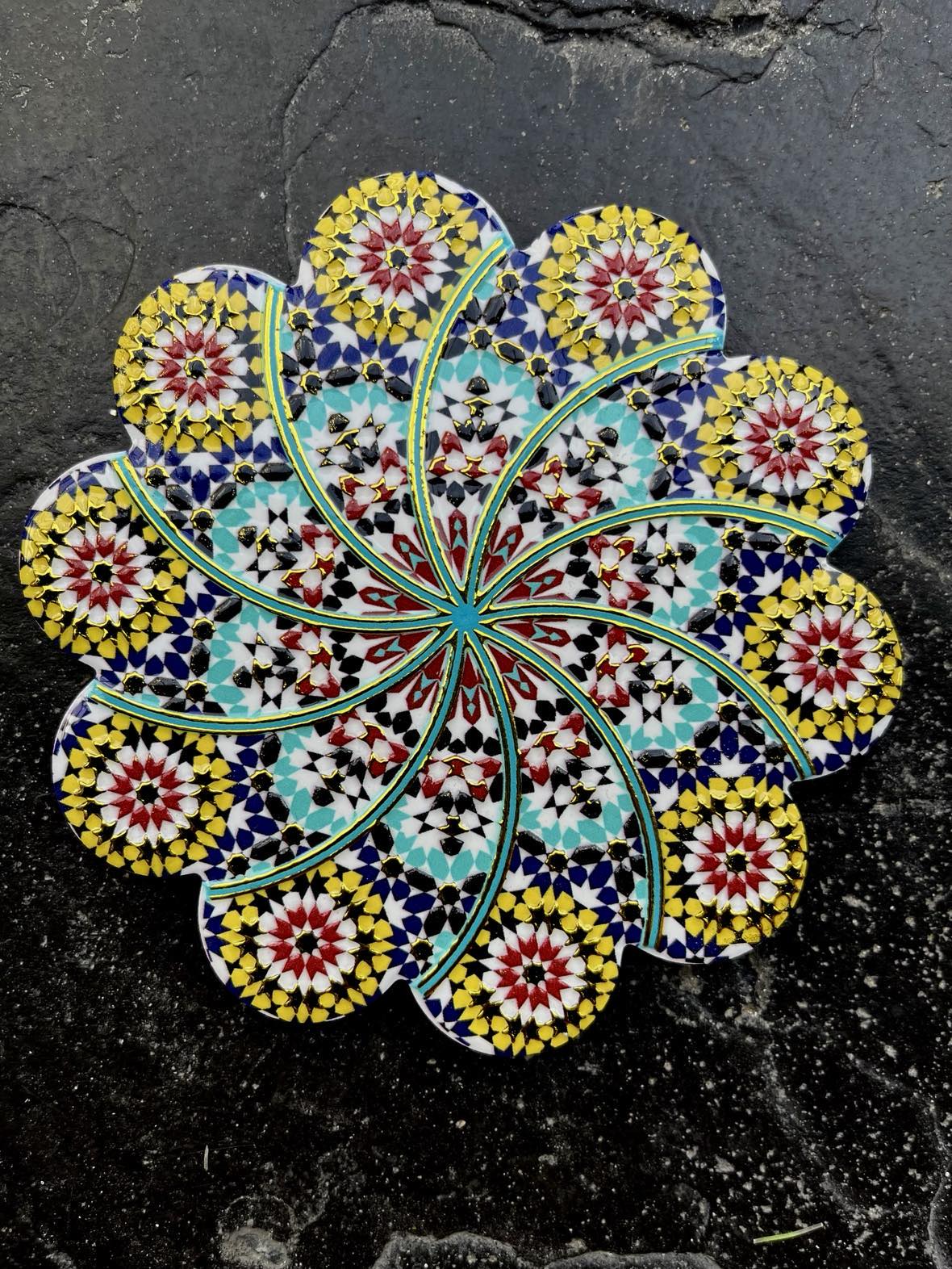 Mandala Coffee Cup Coasters