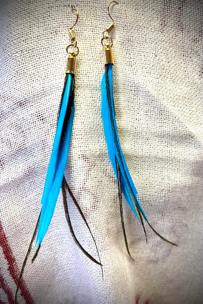 Feather Tail Earings