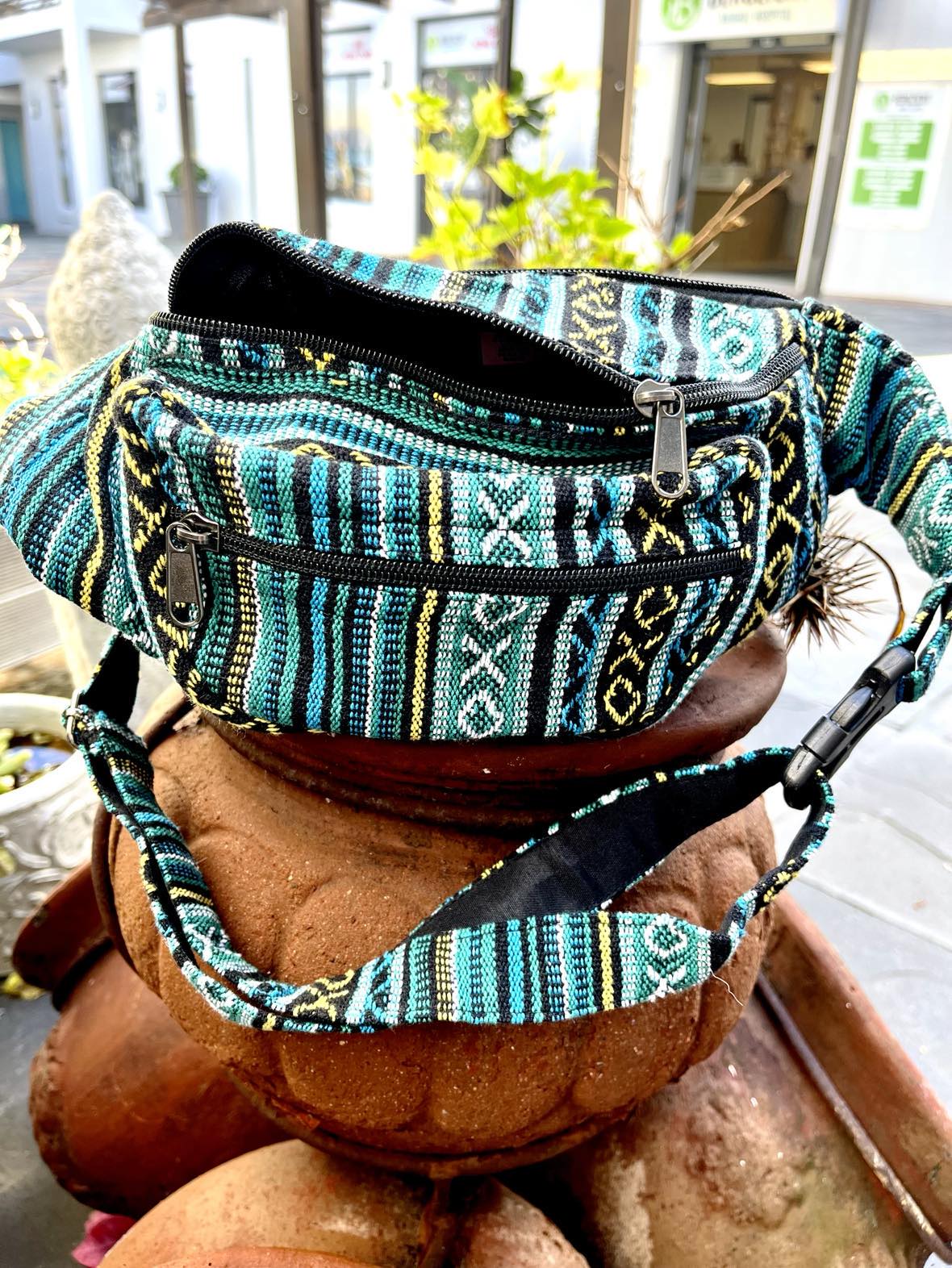 Boho Hemp Moon Bags