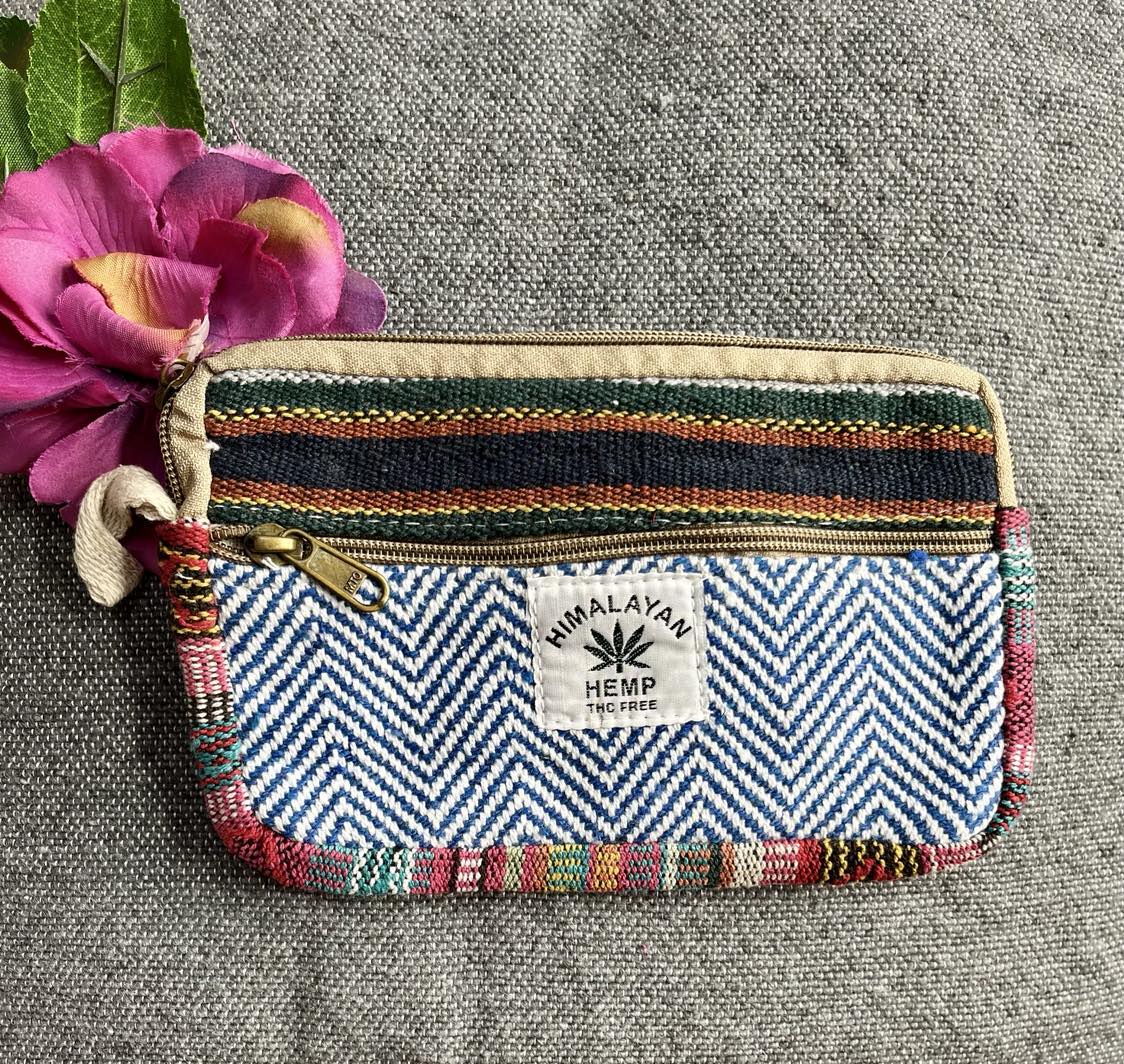 Hemp Zipped Purse Rectangle