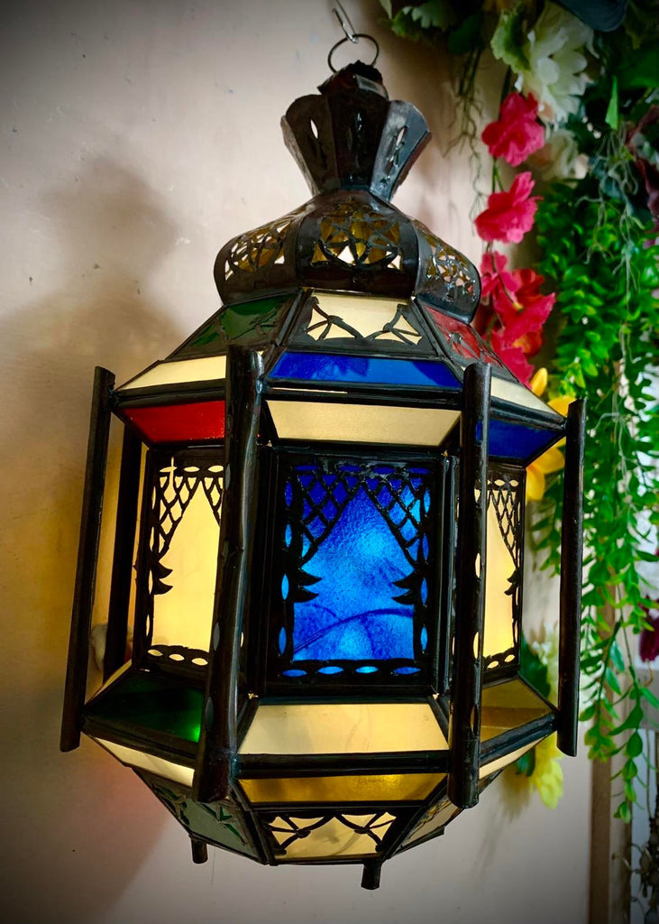 Moroccan Standing Octagon Lantern