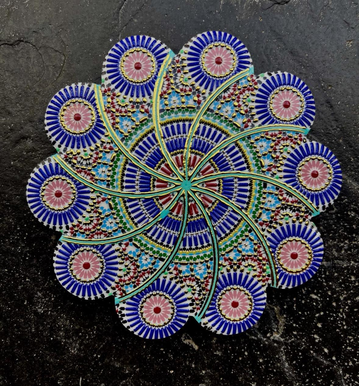 Mandala Coffee Cup Coasters