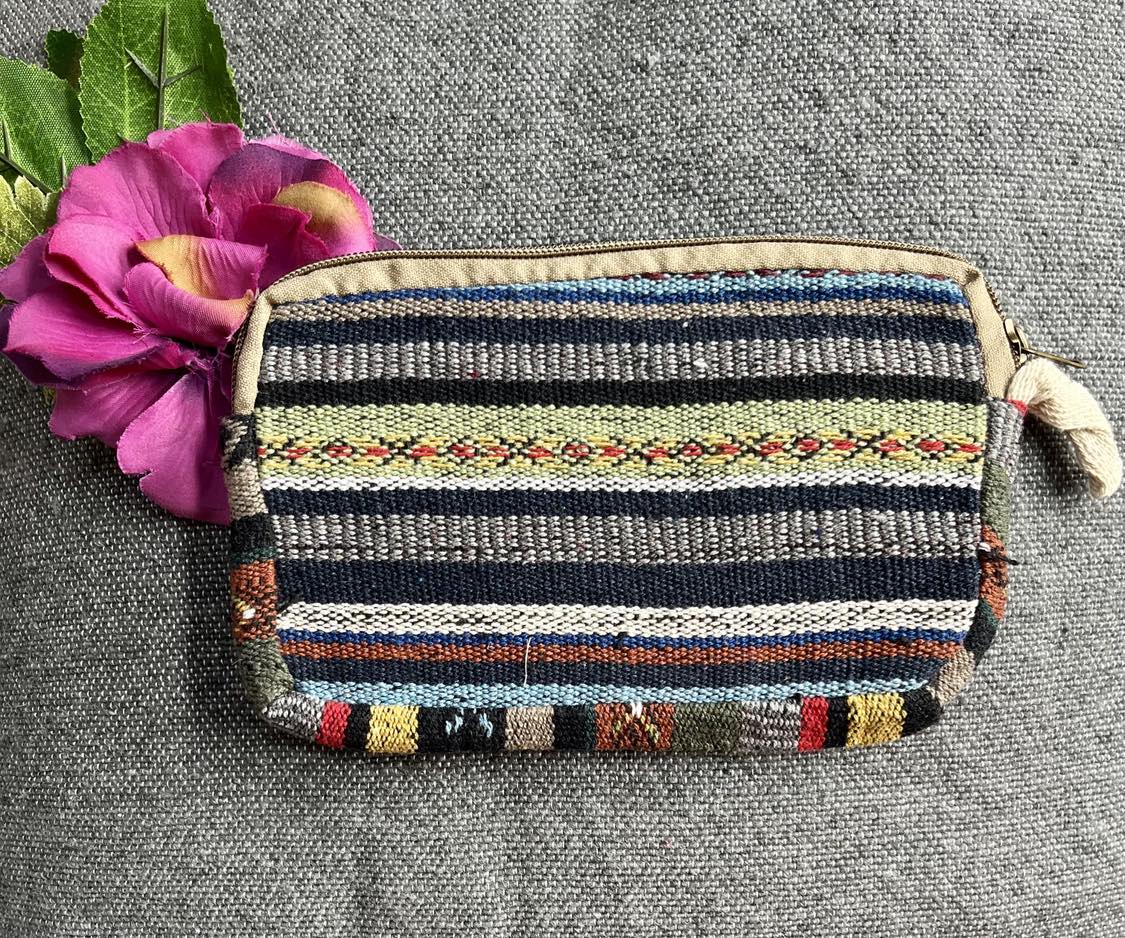 Hemp Zipped Purse Rectangle