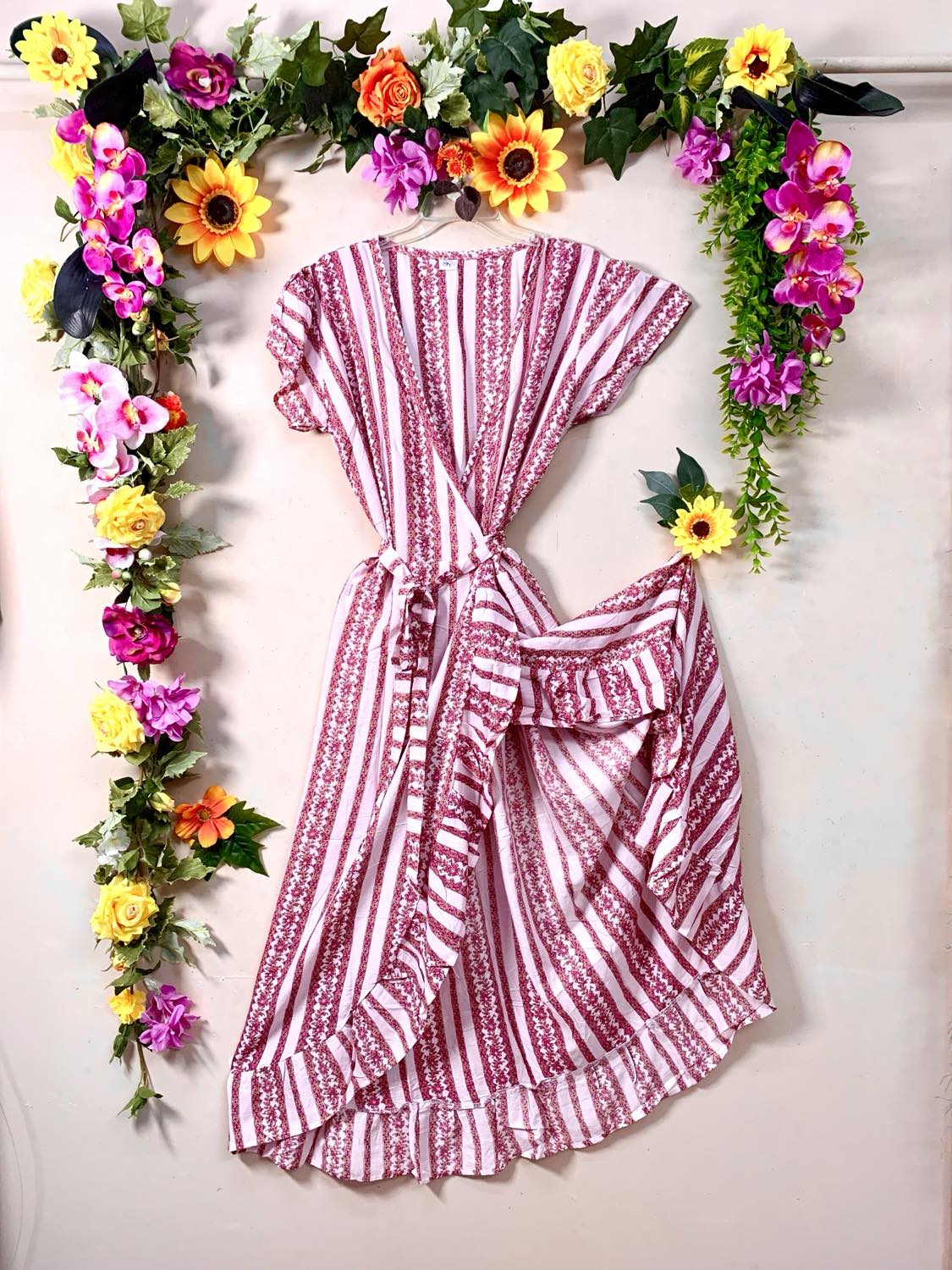 Bali Breeze Wrap Dress