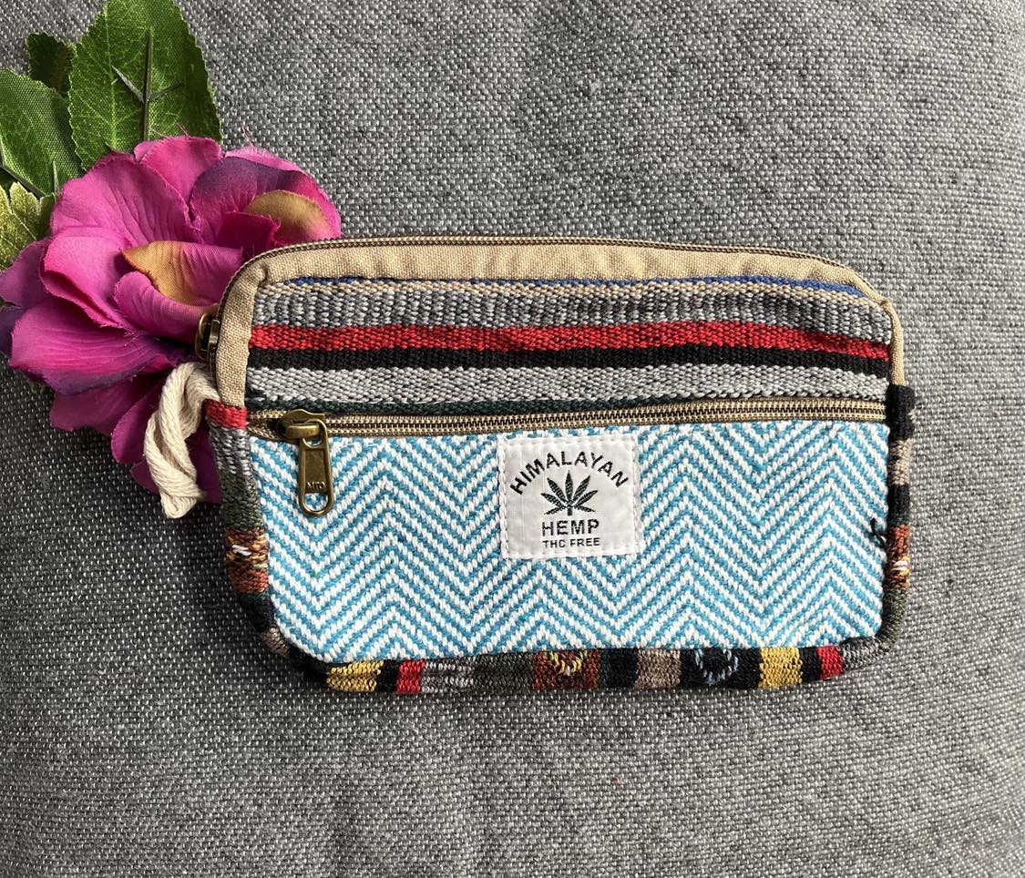 Hemp Zipped Purse Rectangle