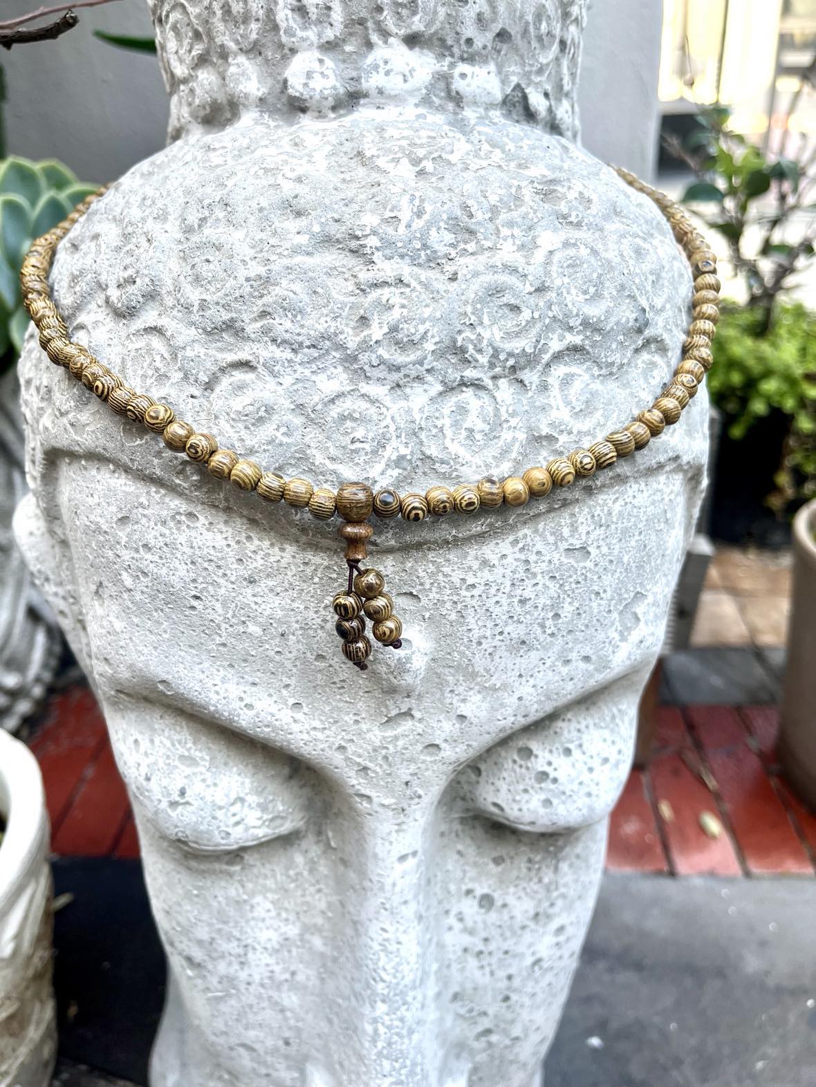 Wood Mala Beads