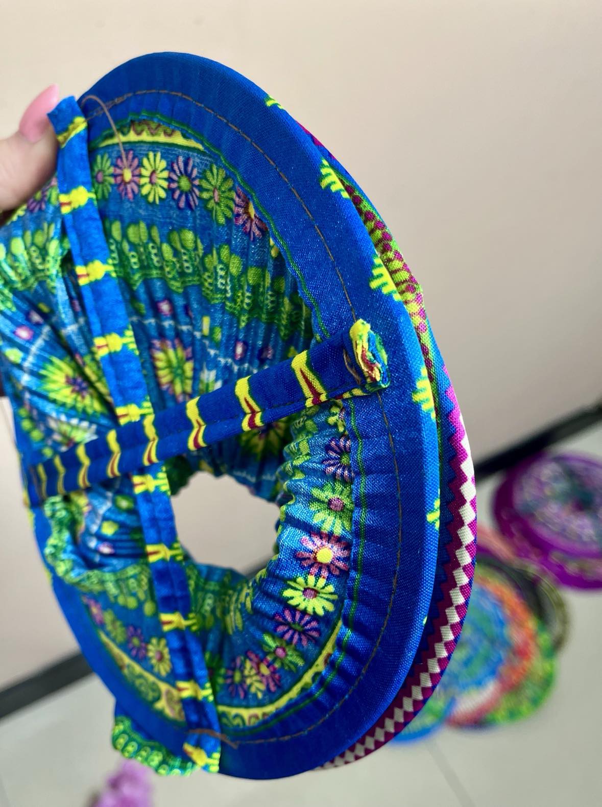 Vietnamese Hmong Lampshade - Medium