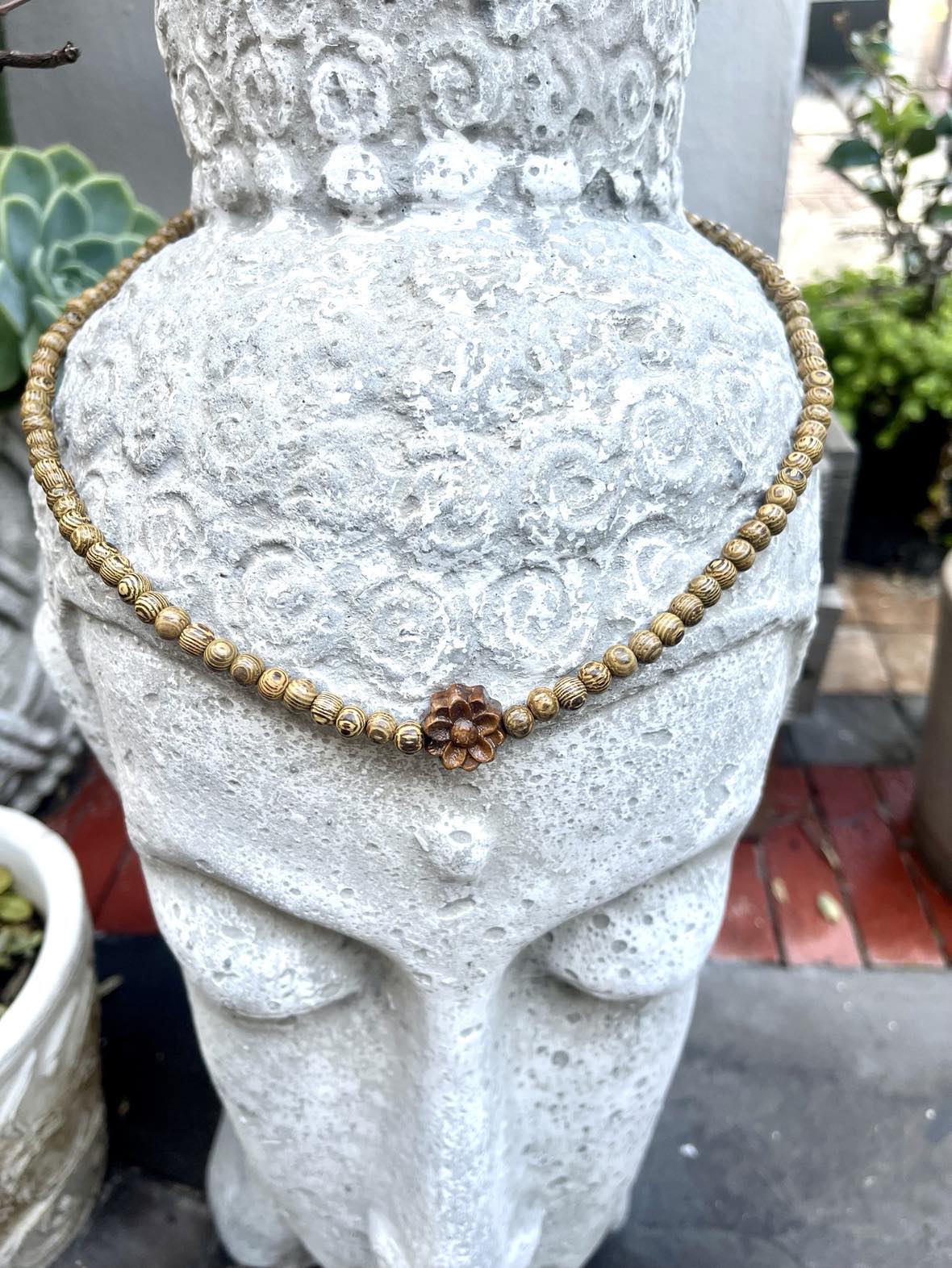 Wood Mala Beads