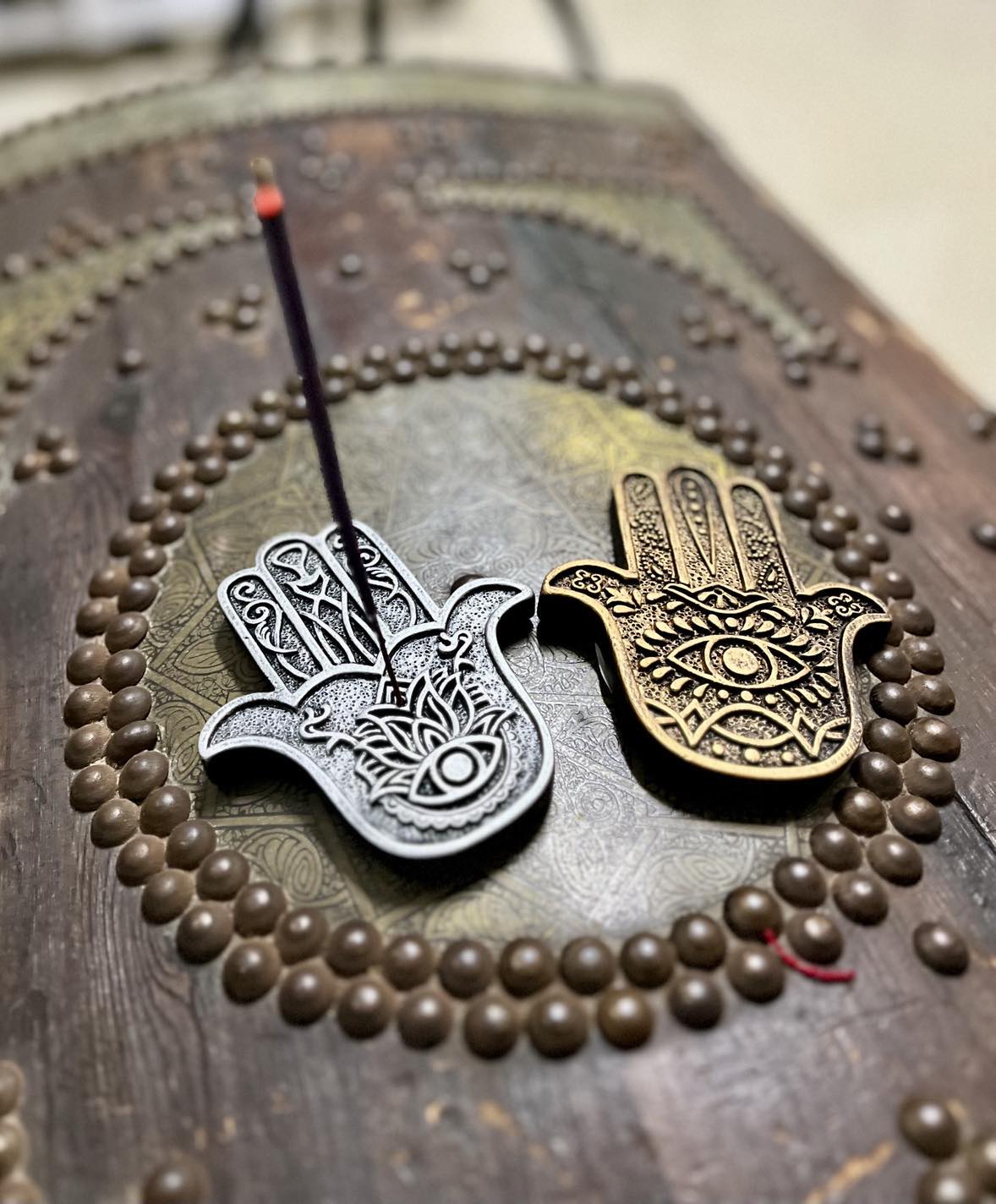 Hamsa Incense Holder