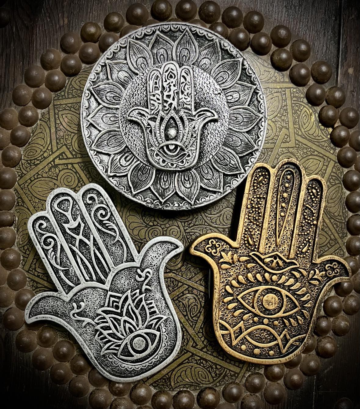 Hamsa Incense Holder