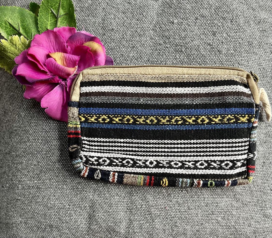 Hemp Zipped Purse Rectangle
