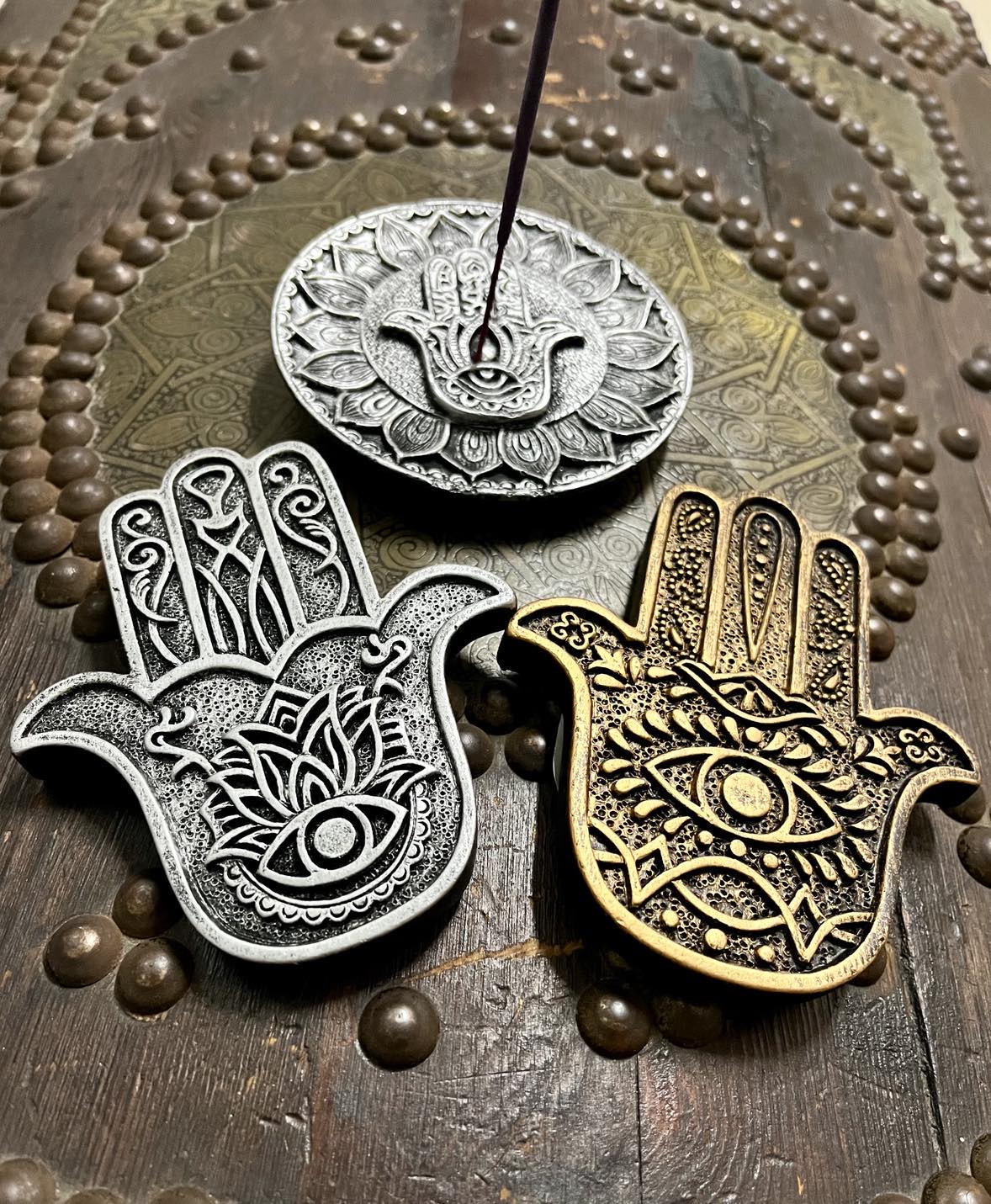 Hamsa Incense Holder
