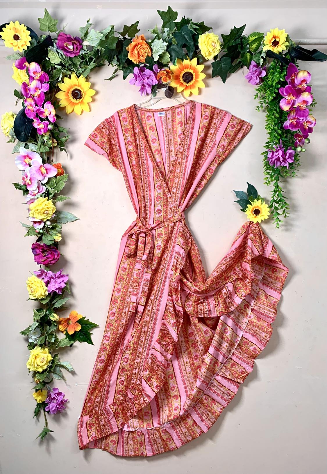 Bali Breeze Wrap Dress