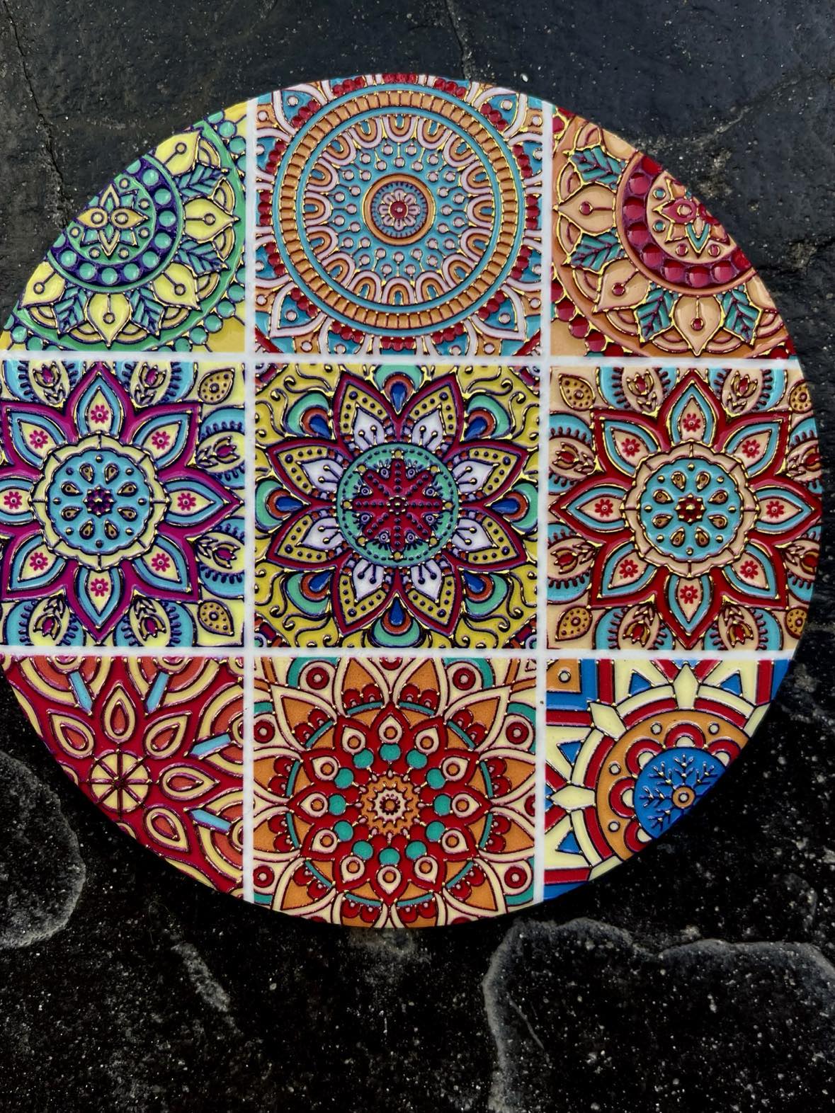 Mandala Coffee Cup Coasters