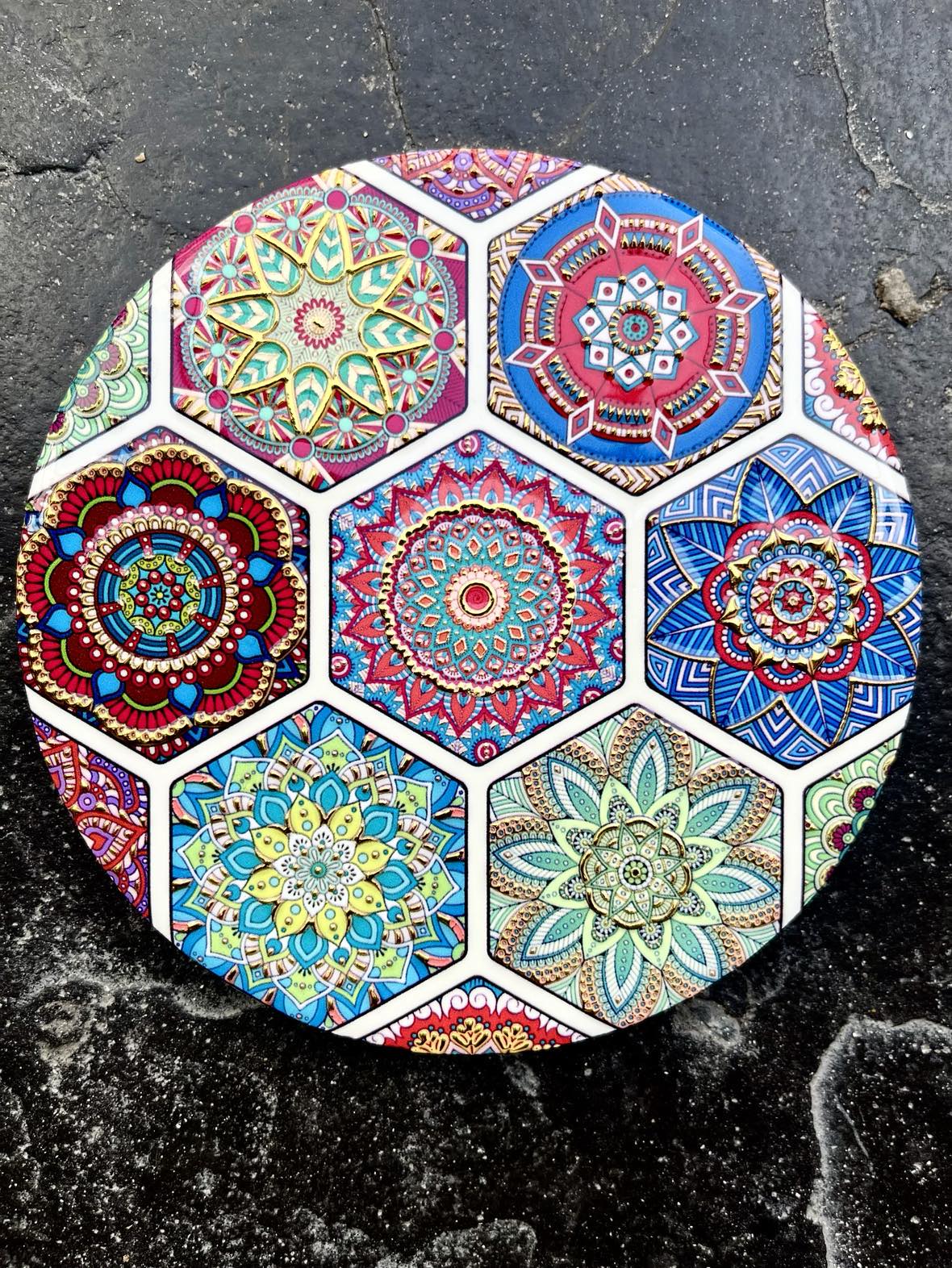 Mandala Coffee Cup Coasters