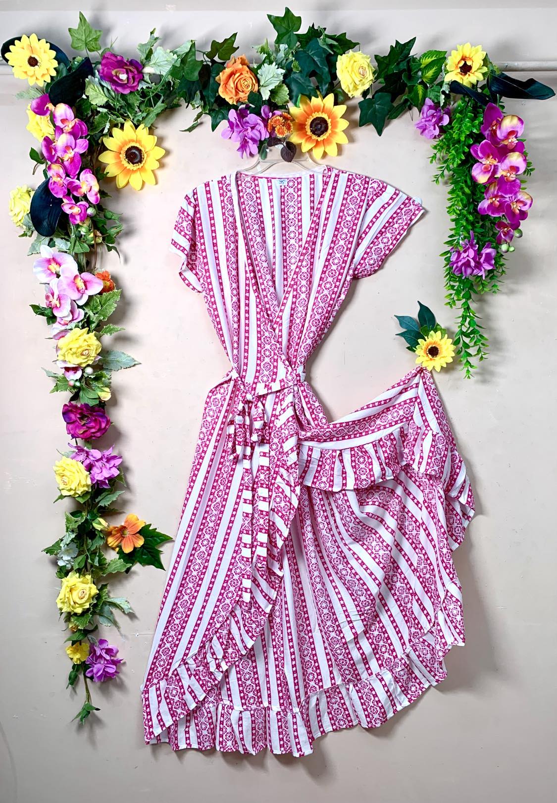 Bali Breeze Wrap Dress