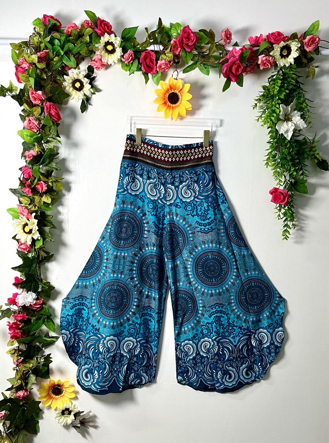 Thai Tribal Palazzo Pants