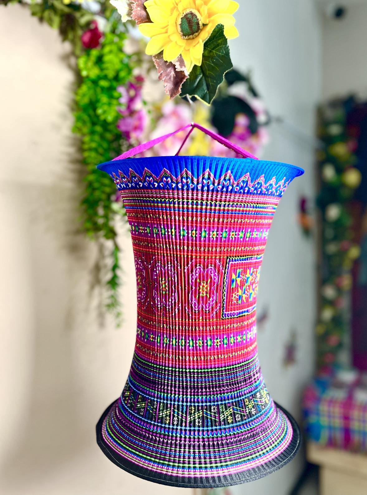 Vietnamese Hmong Lampshade (Large)