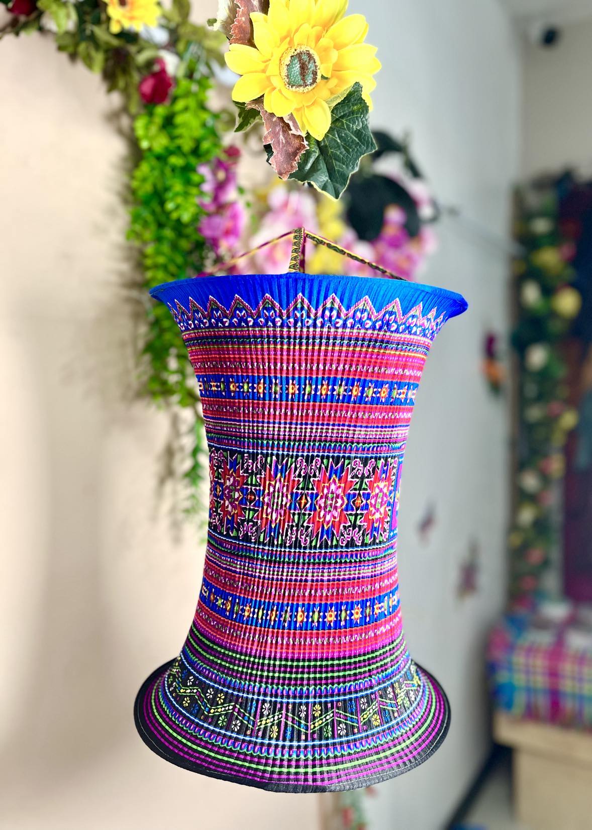 Vietnamese Hmong Lampshade (Large)