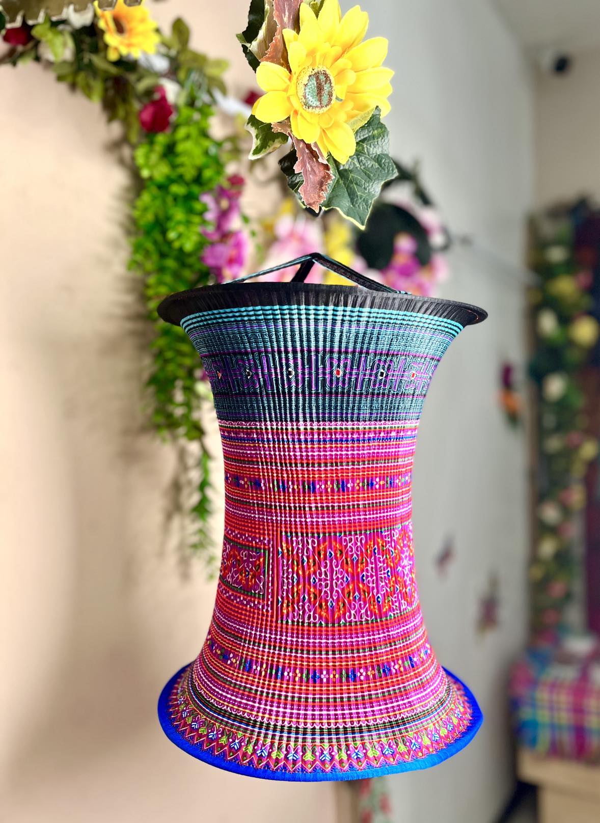 Vietnamese Hmong Lampshade (Large)