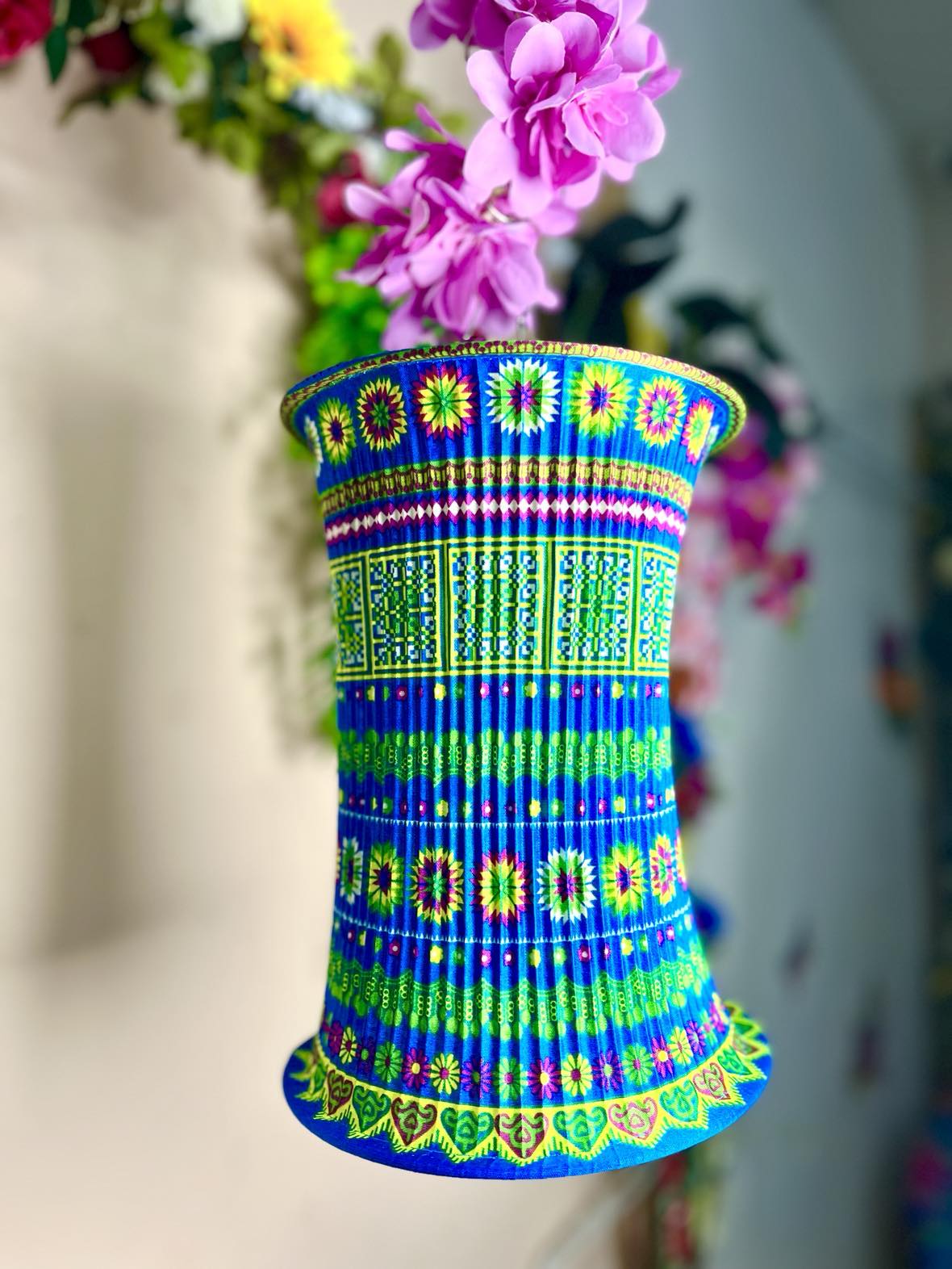 Vietnamese Hmong Lampshade - Medium