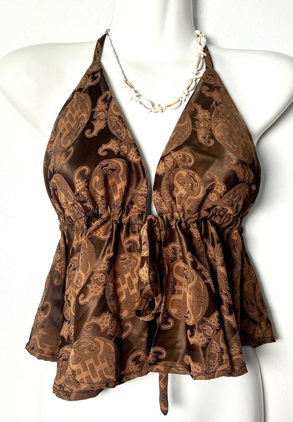 Vietnamese Silk Babydoll Top