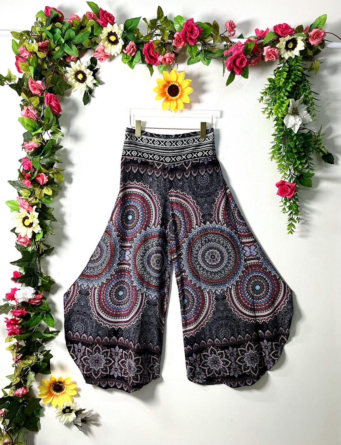 Thai Tribal Palazzo Pants