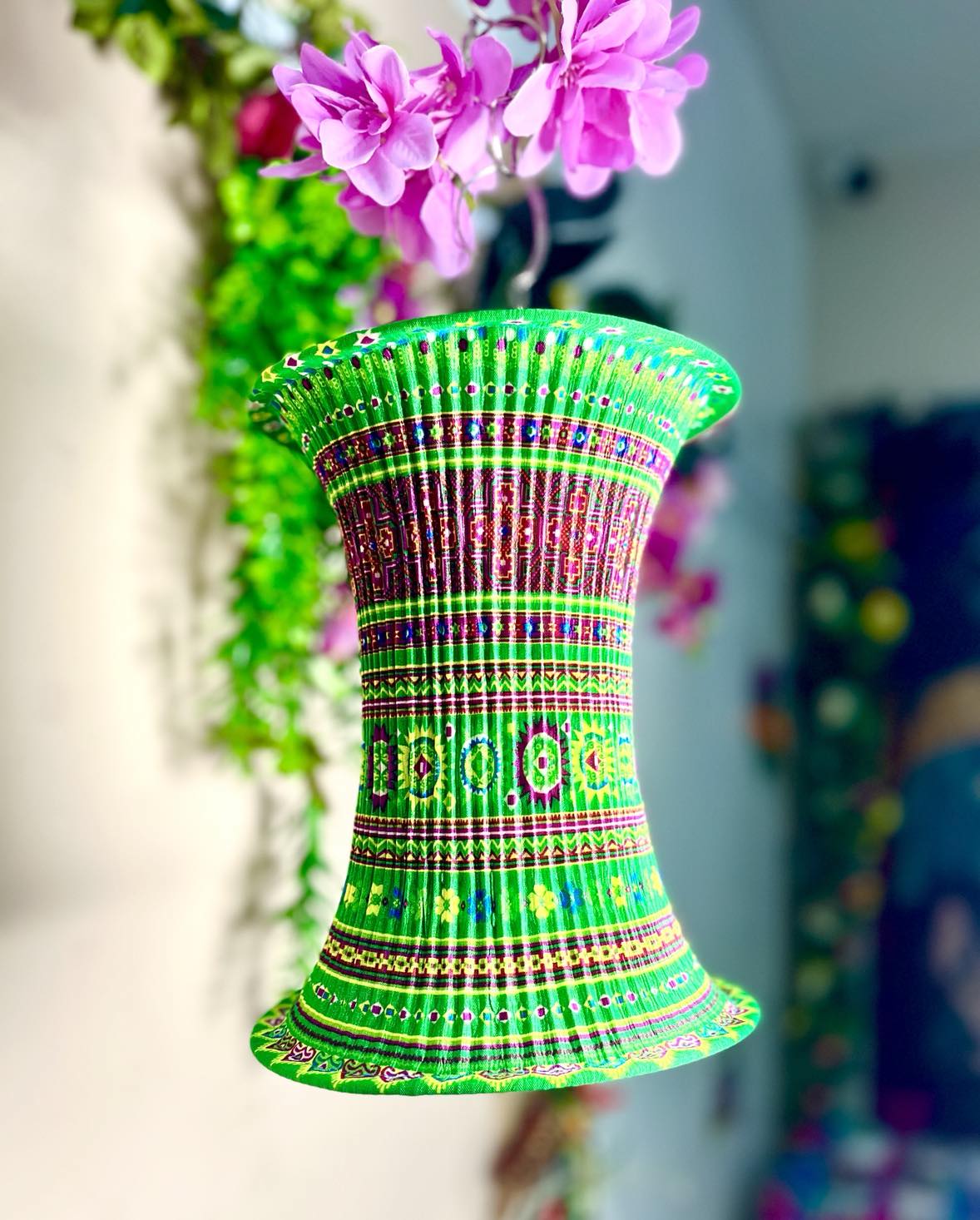 Vietnamese Hmong Lampshade - Medium