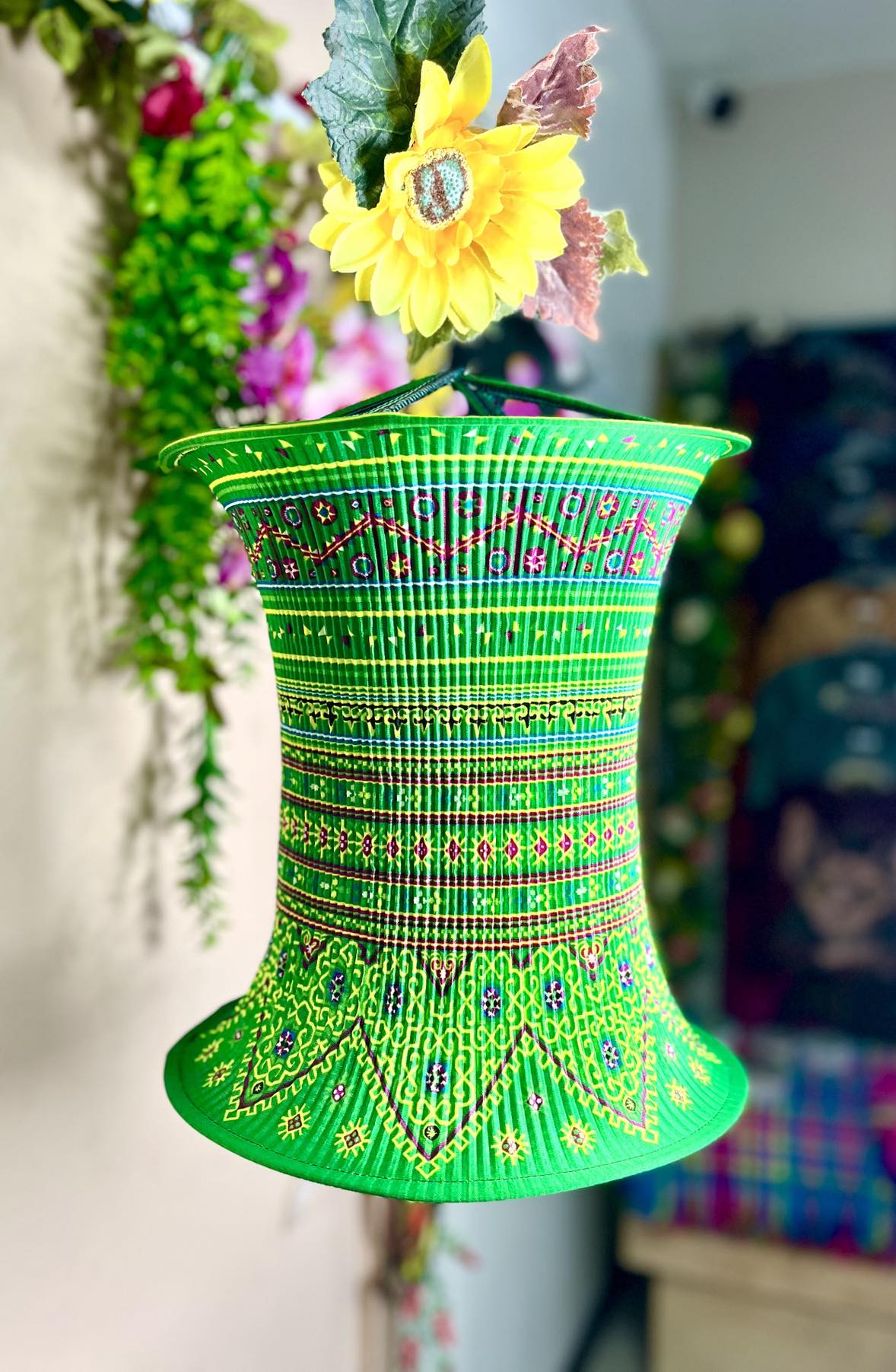 Vietnamese Hmong Lampshade (Large)