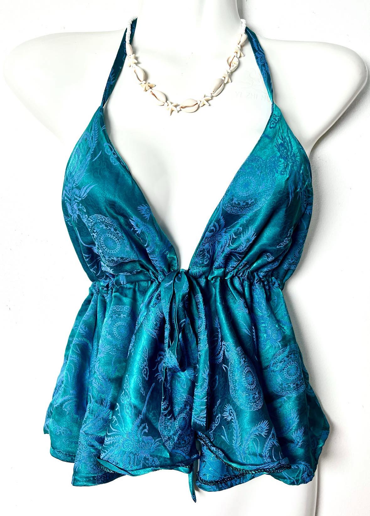 Vietnamese Silk Babydoll Top