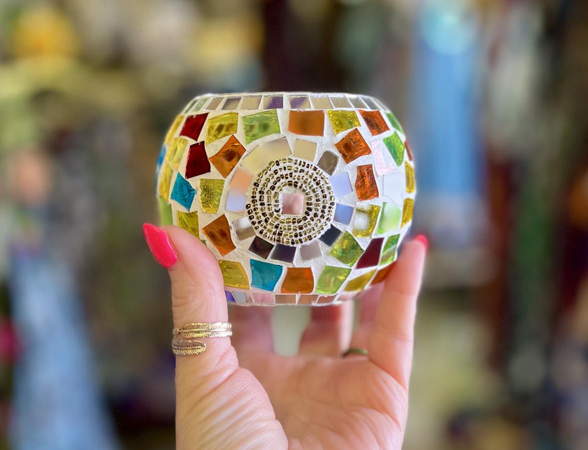 Mosaic Tealight Holders