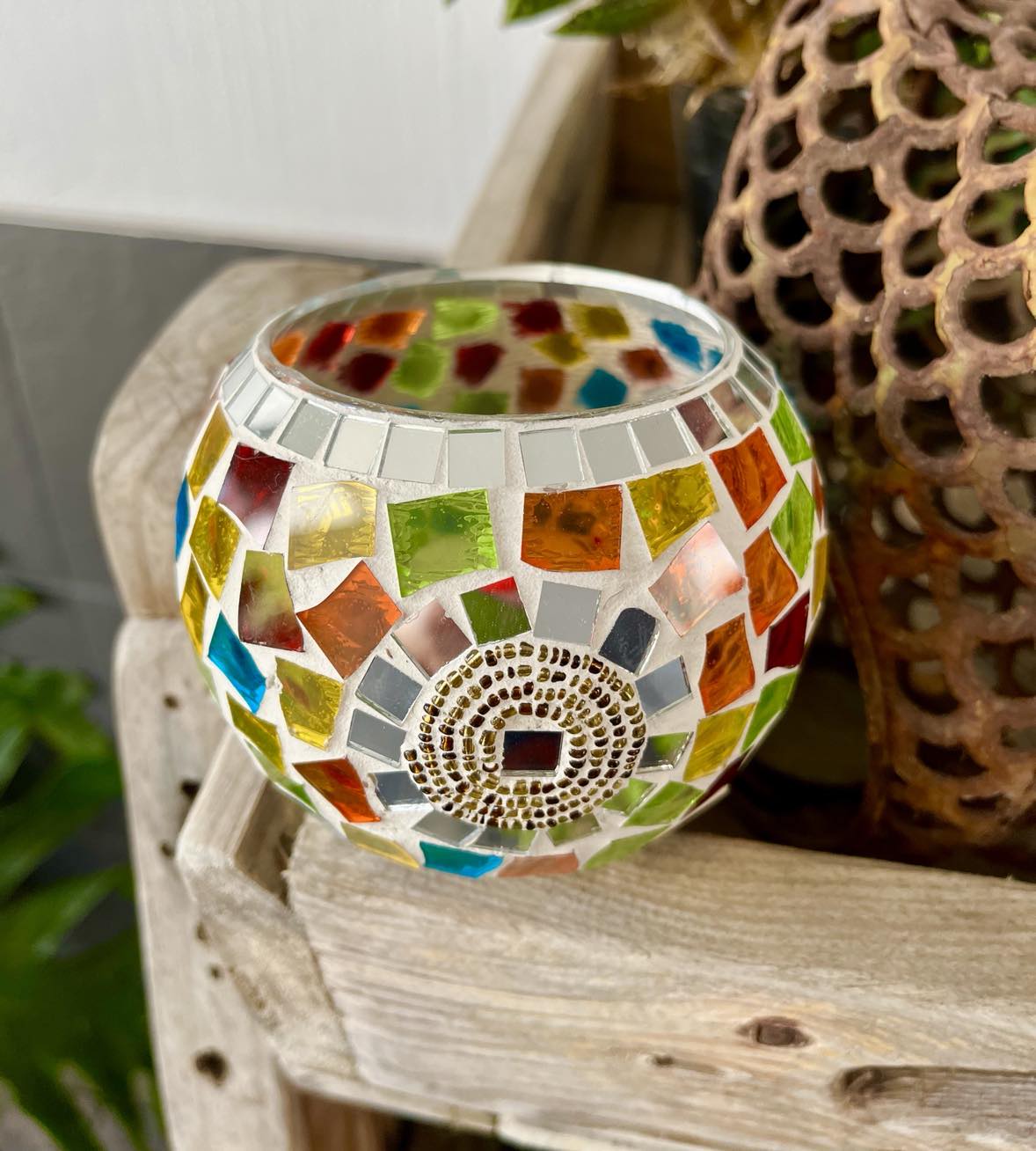Mosaic Tealight Holders