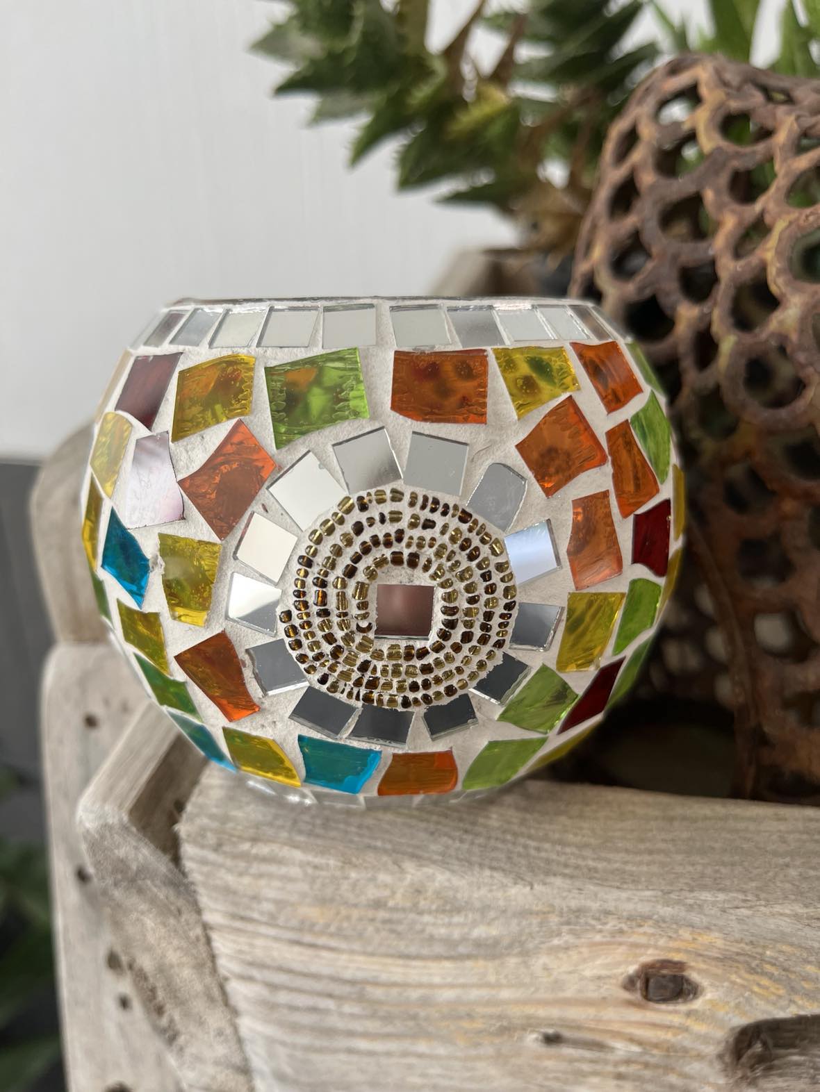 Mosaic Tealight Holders