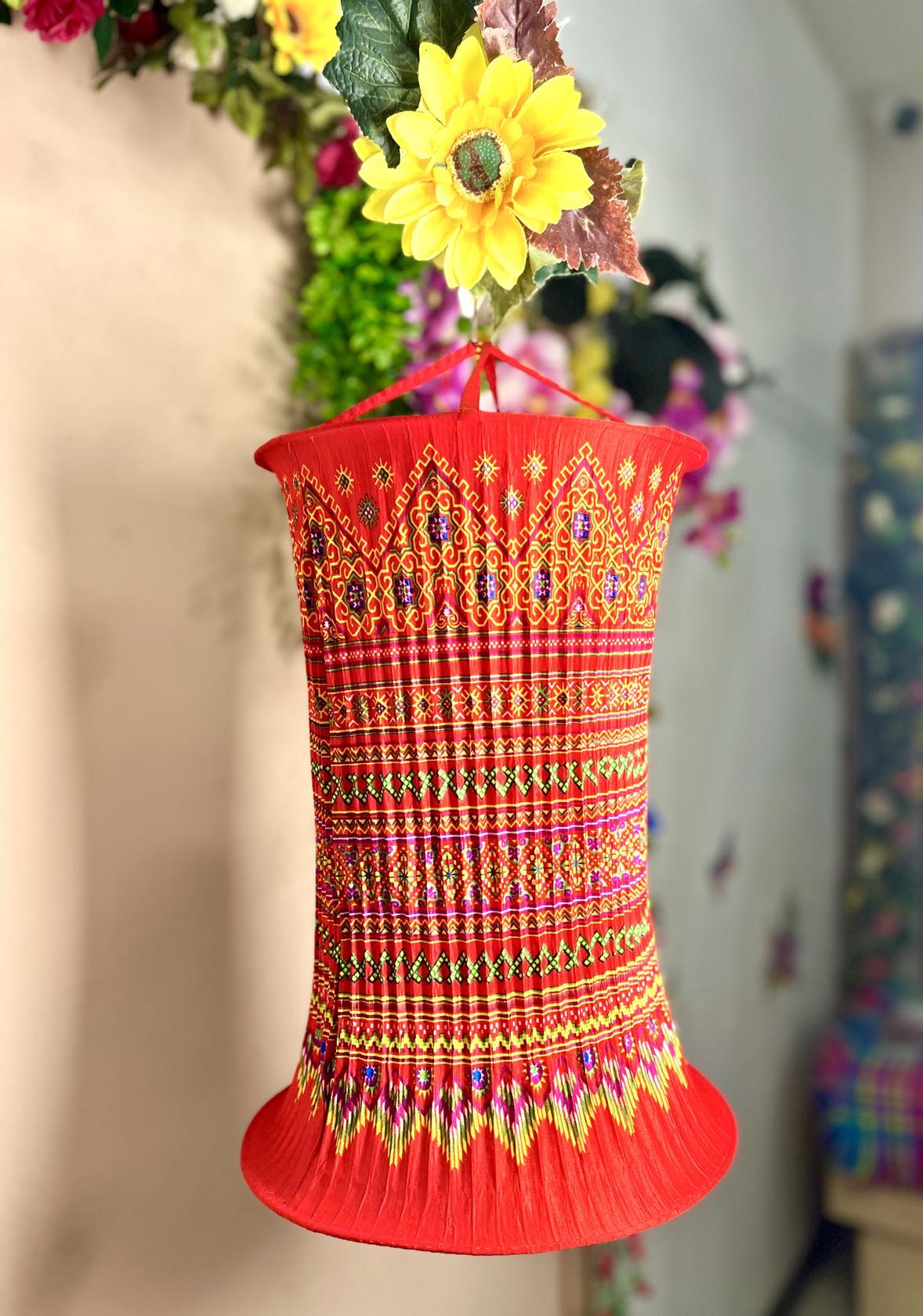 Vietnamese Hmong Lampshade (Large)