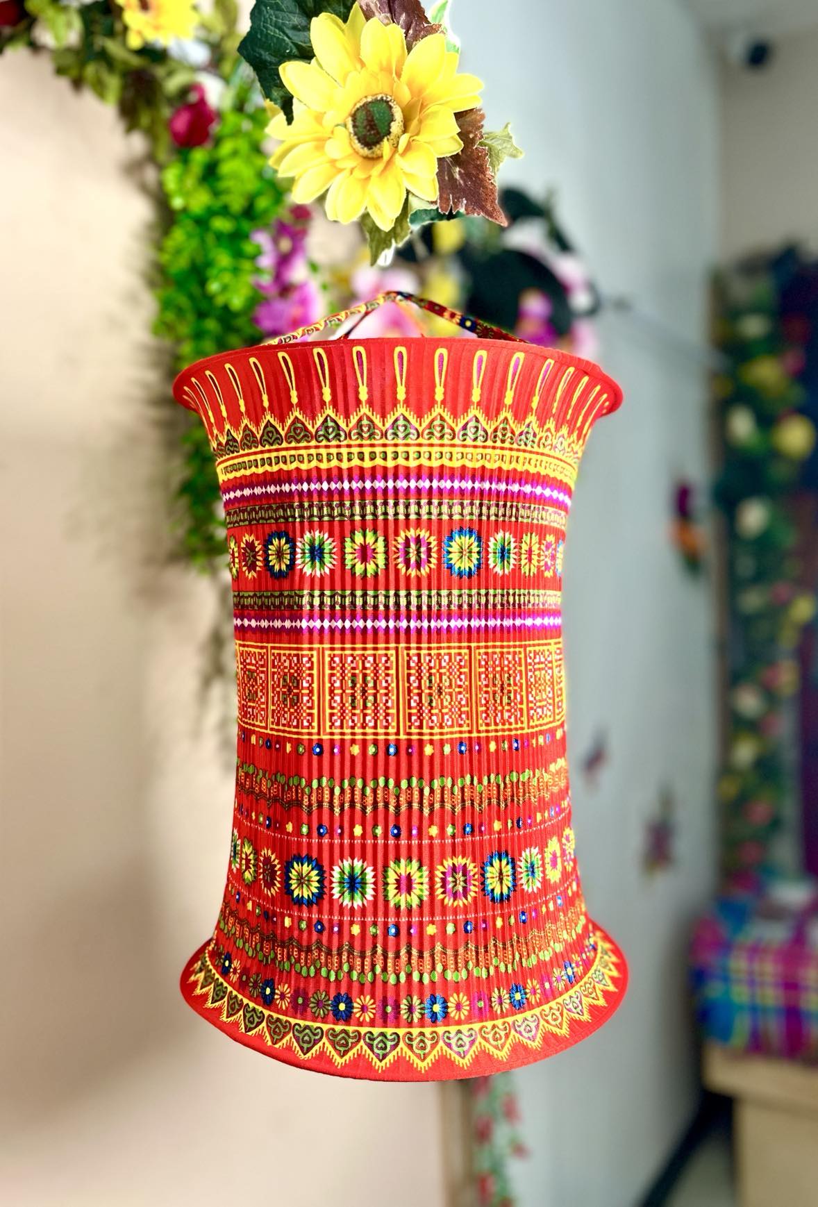 Vietnamese Hmong Lampshade (Large)