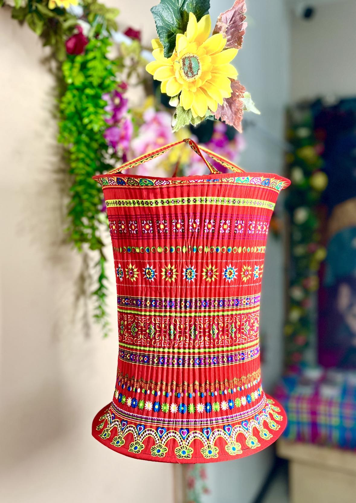 Vietnamese Hmong Lampshade (Large)