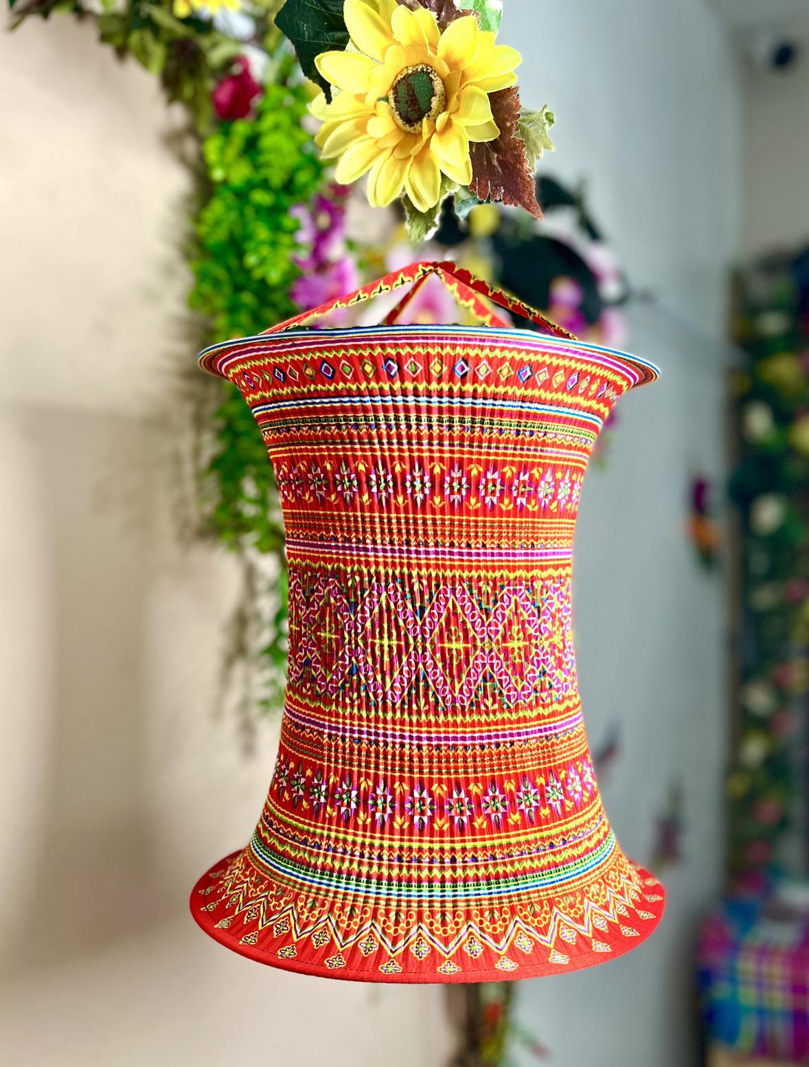 Vietnamese Hmong Lampshade (Large)