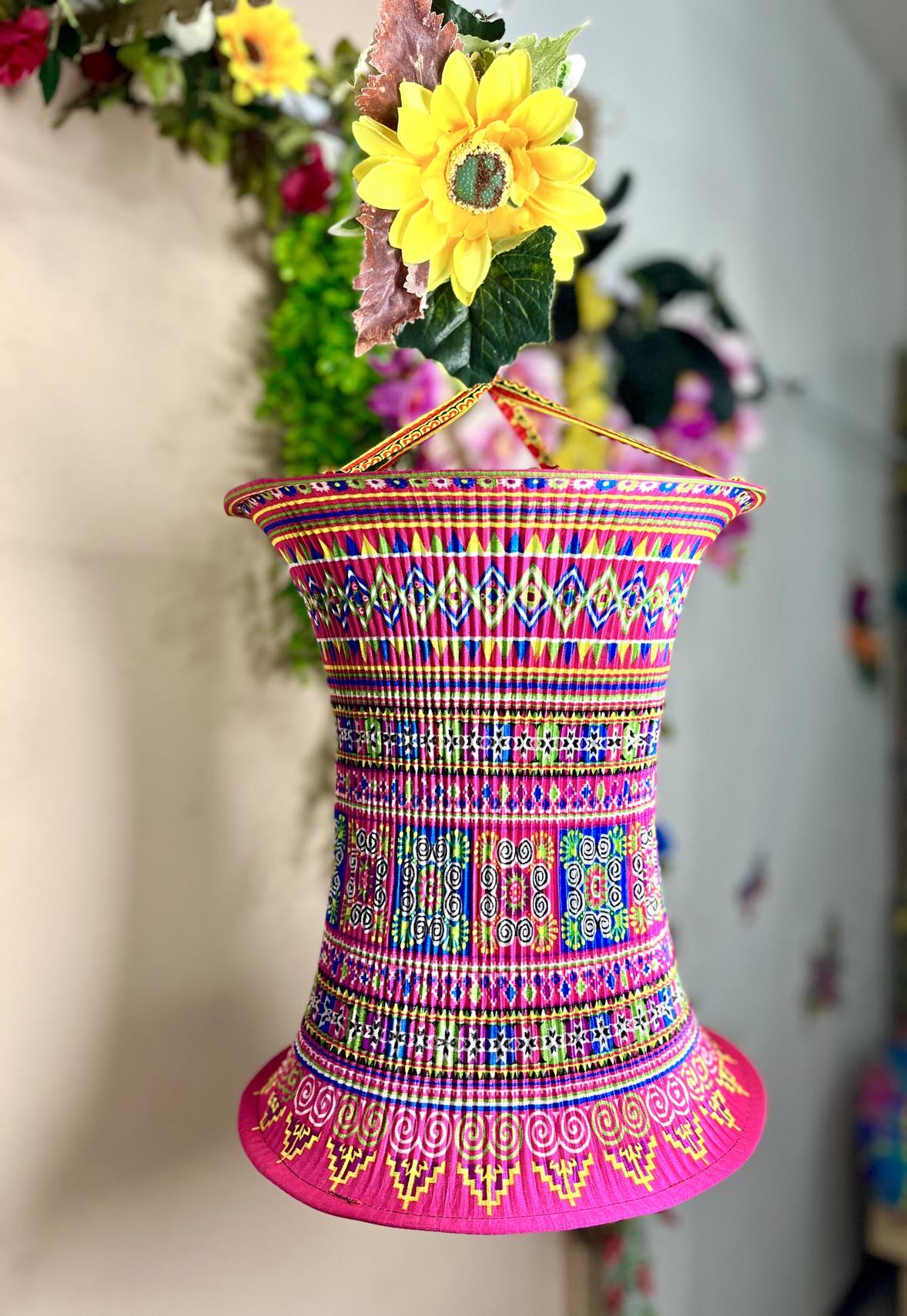 Vietnamese Hmong Lampshade (Large)