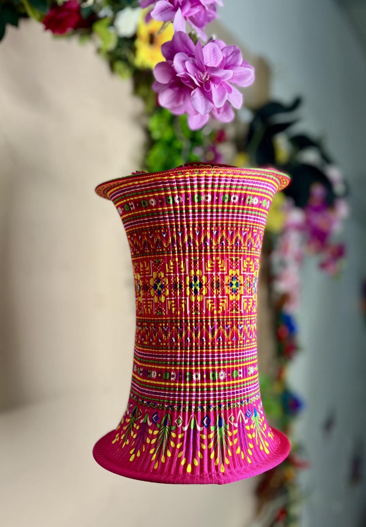 Vietnamese Hmong Lampshade - Medium