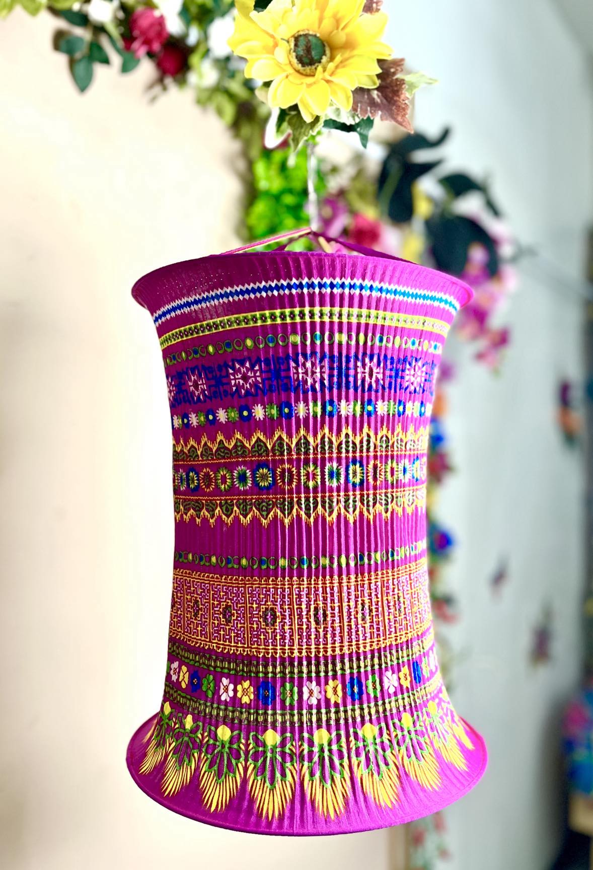 Vietnamese Hmong Lampshade (Large)