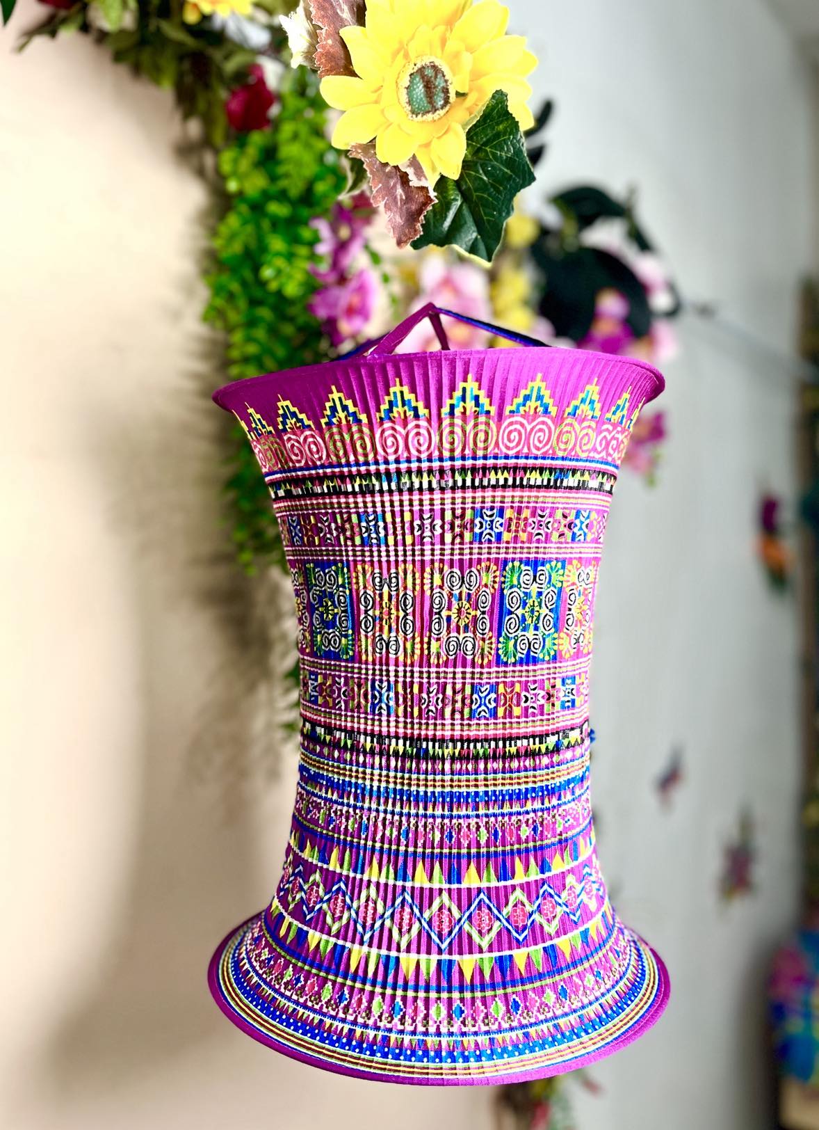 Vietnamese Hmong Lampshade (Large)