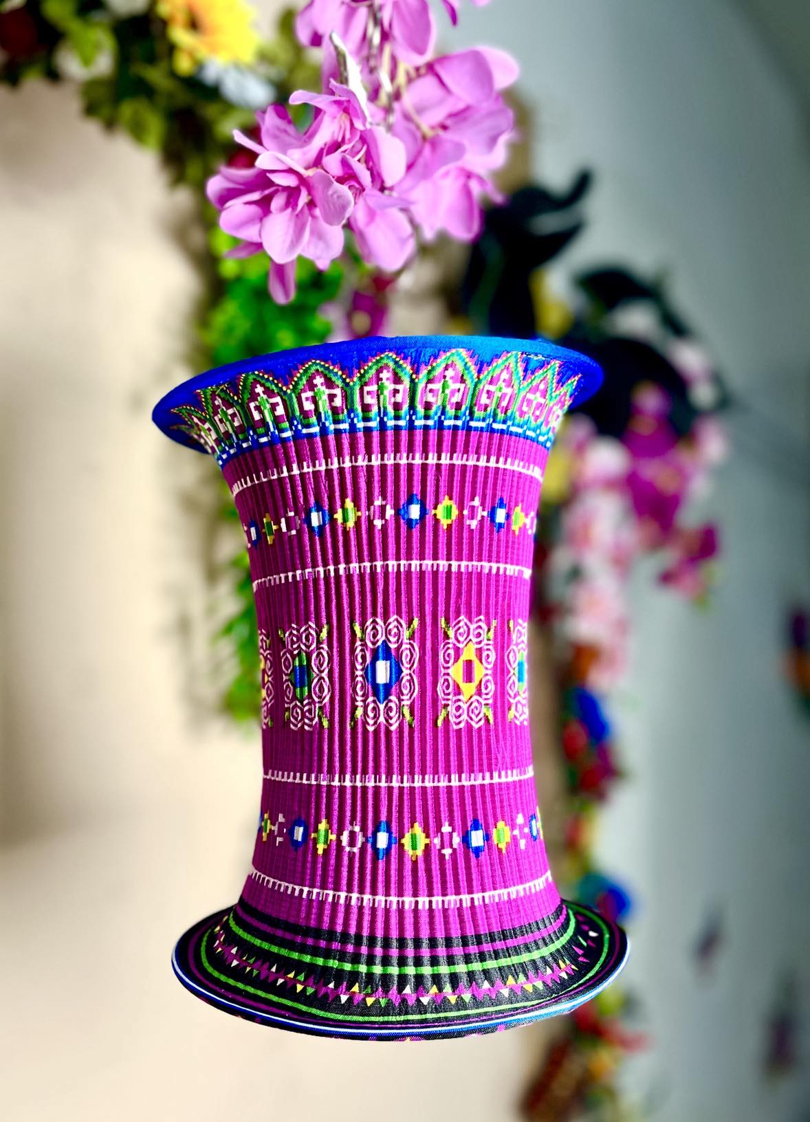 Vietnamese Hmong Lampshade - Medium
