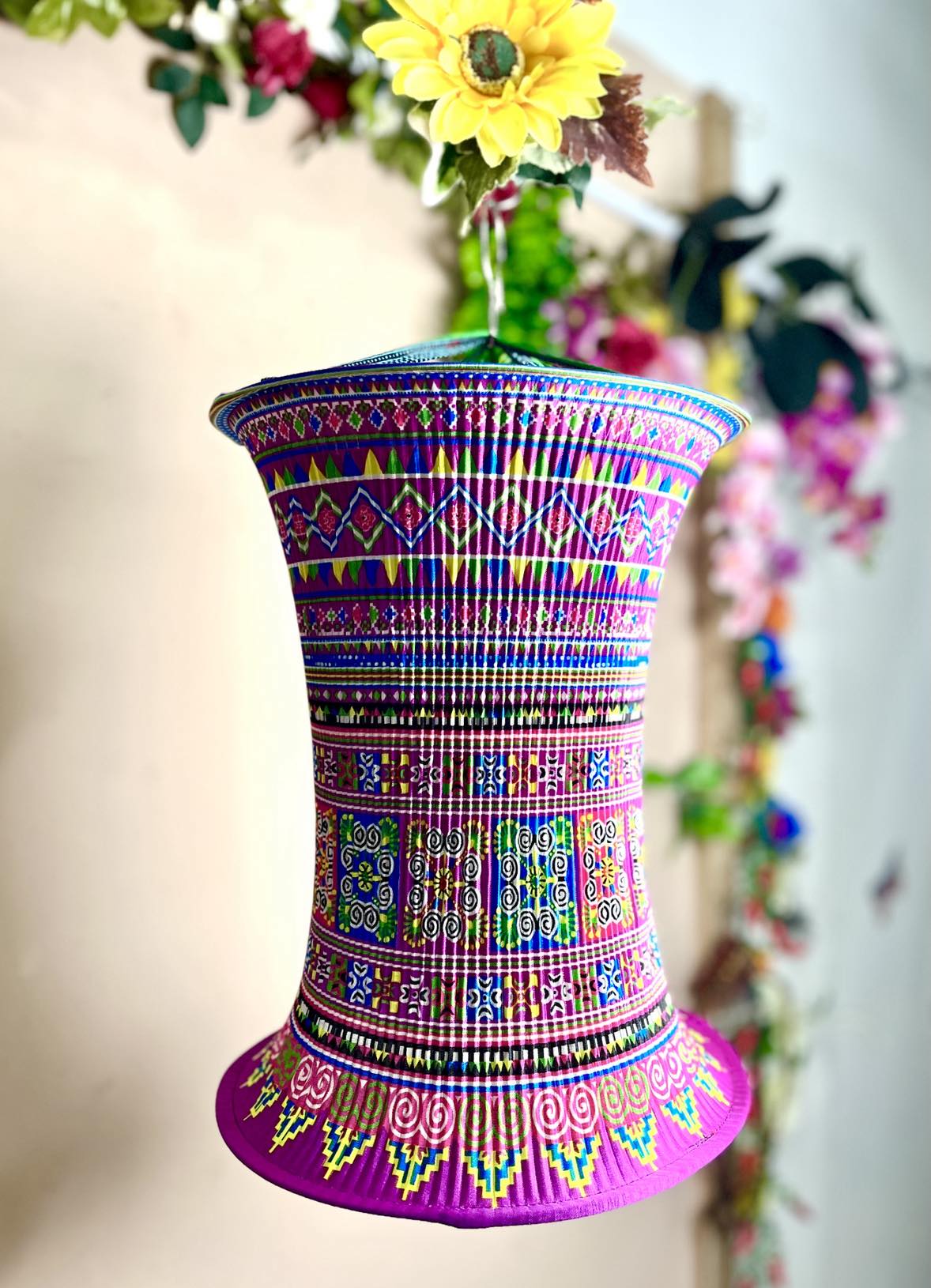 Vietnamese Hmong Lampshade (Large)