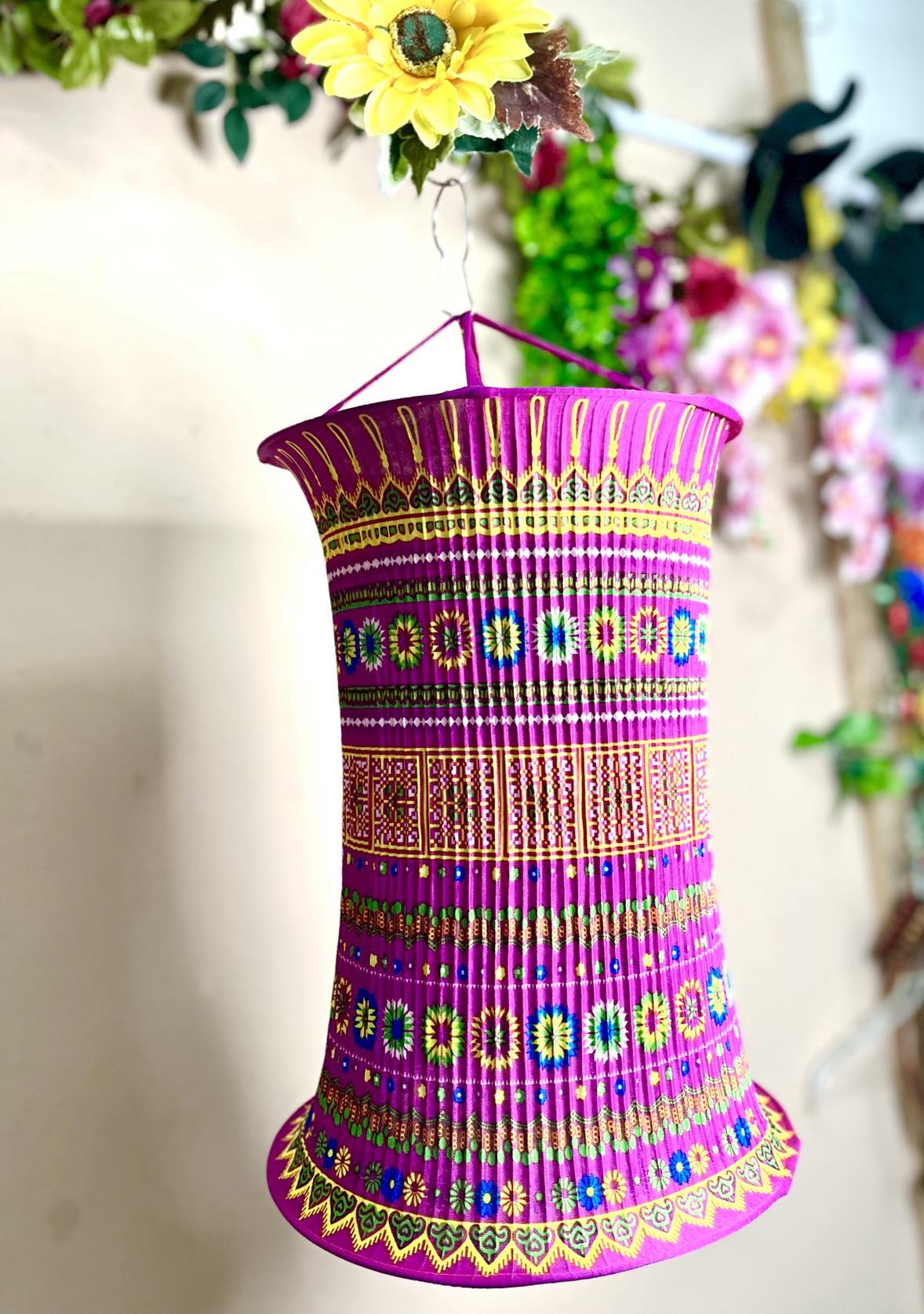 Vietnamese Hmong Lampshade (Large)