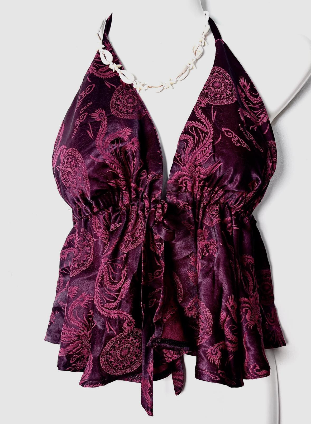 Vietnamese Silk Babydoll Top