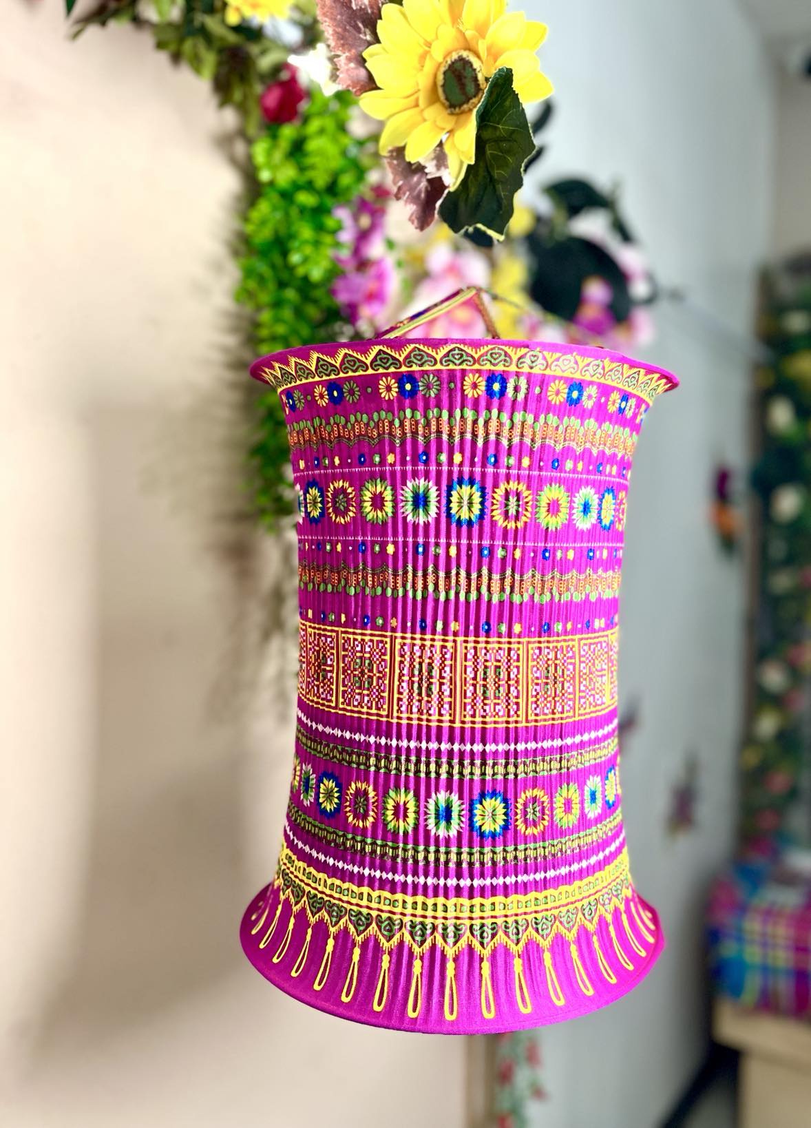 Vietnamese Hmong Lampshade (Large)