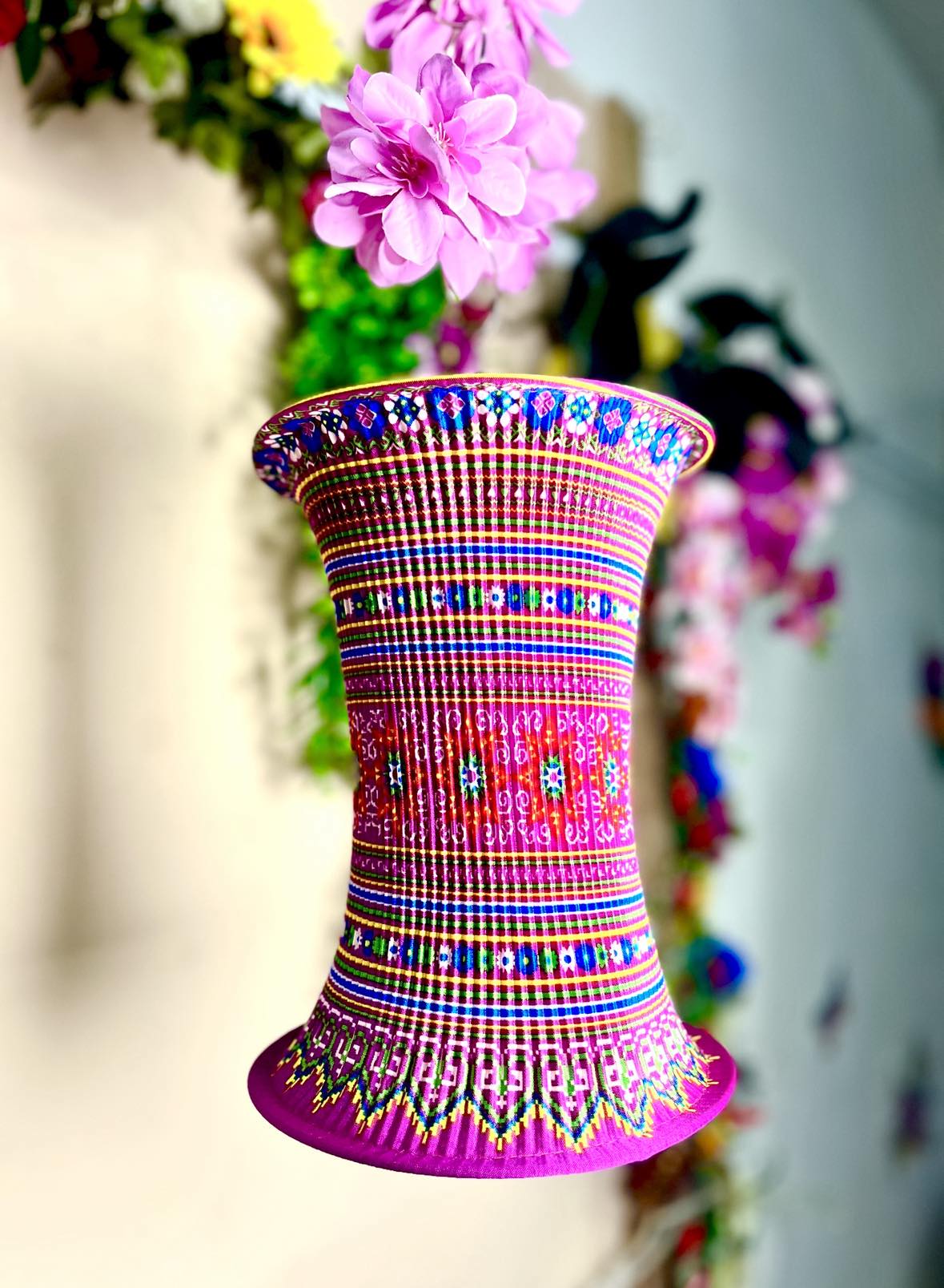 Vietnamese Hmong Lampshade - Medium