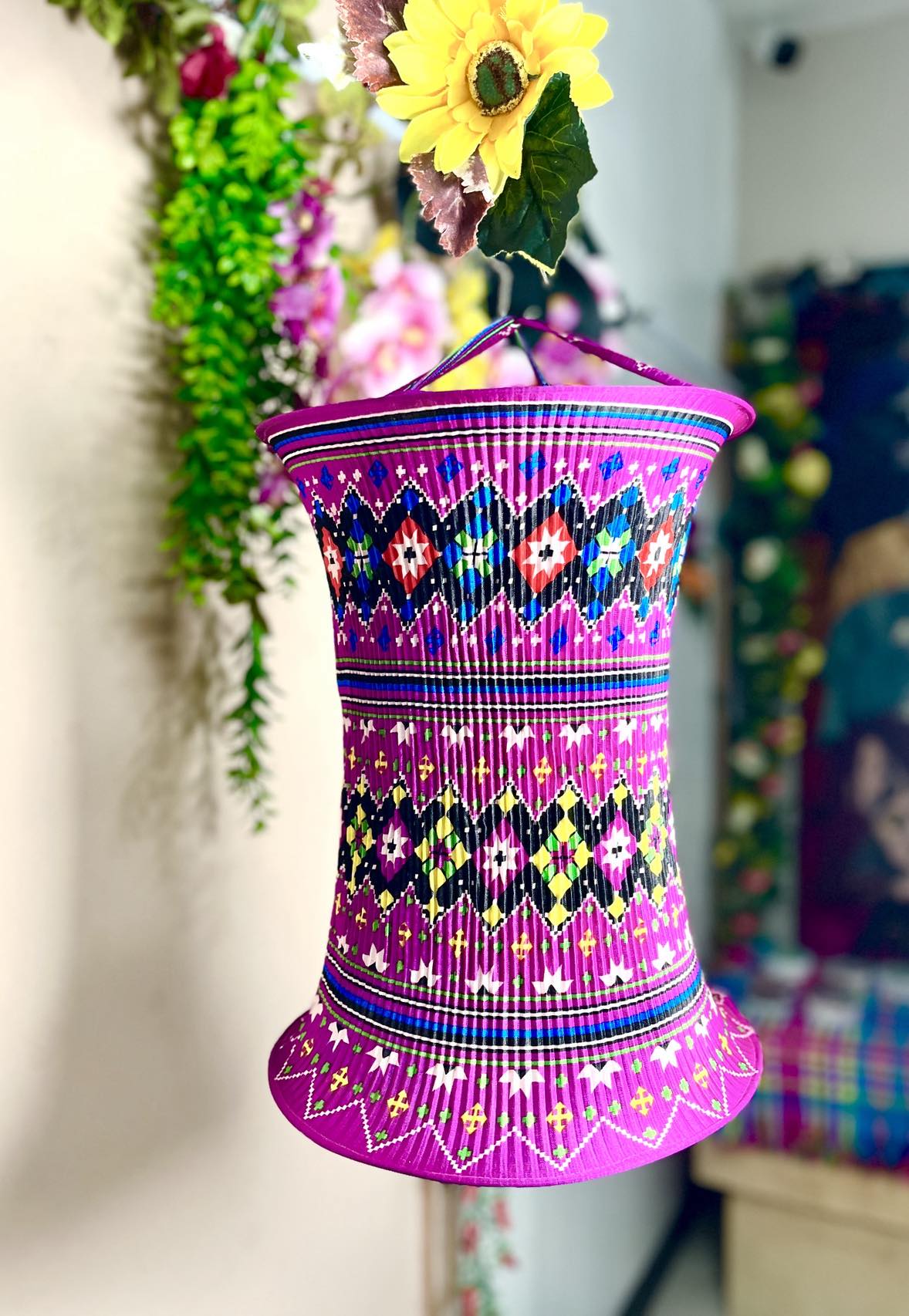 Vietnamese Hmong Lampshade (Large)